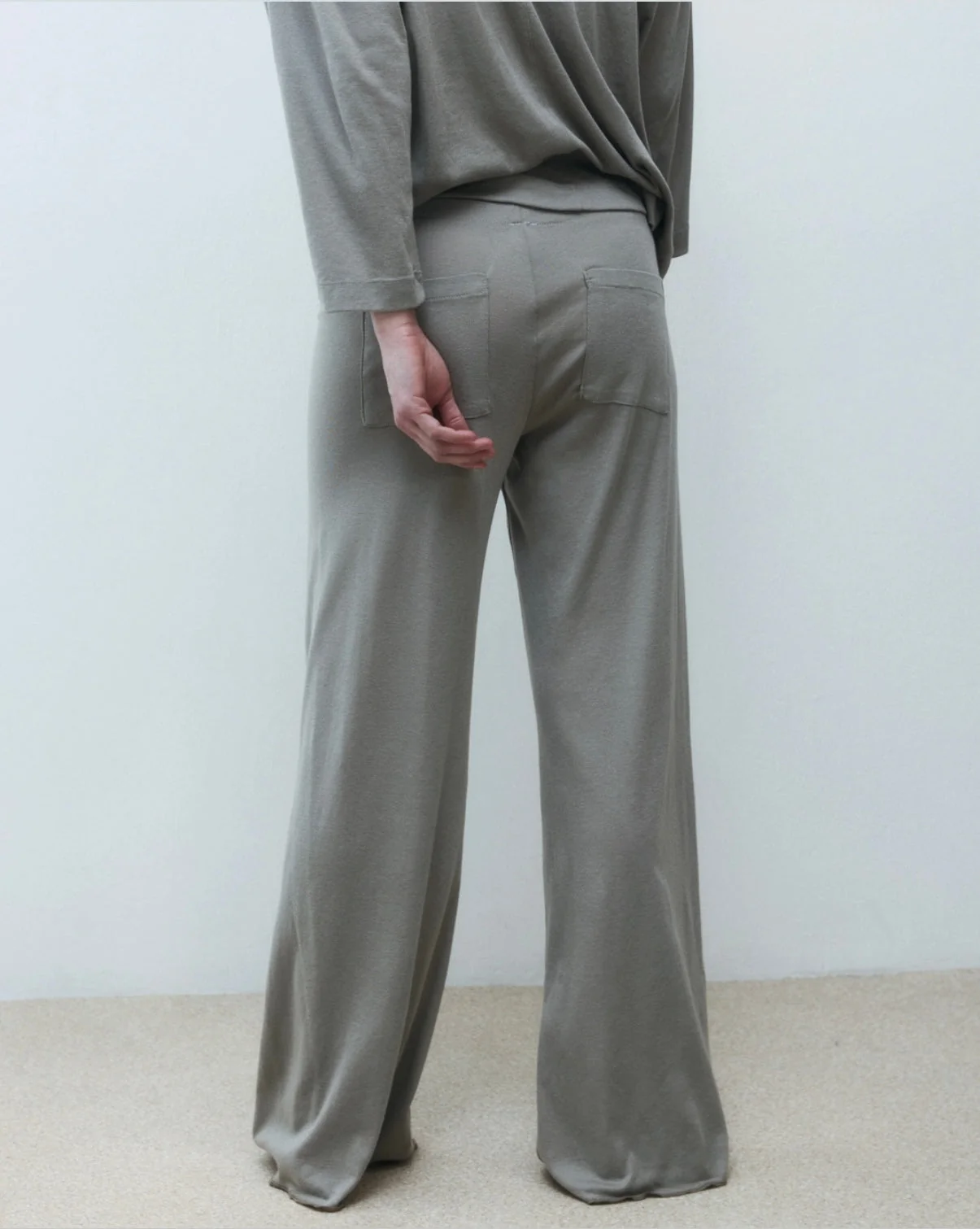 DE Base | Ruth Wide-Leg Pant - Chelsea-Grey - Image 9