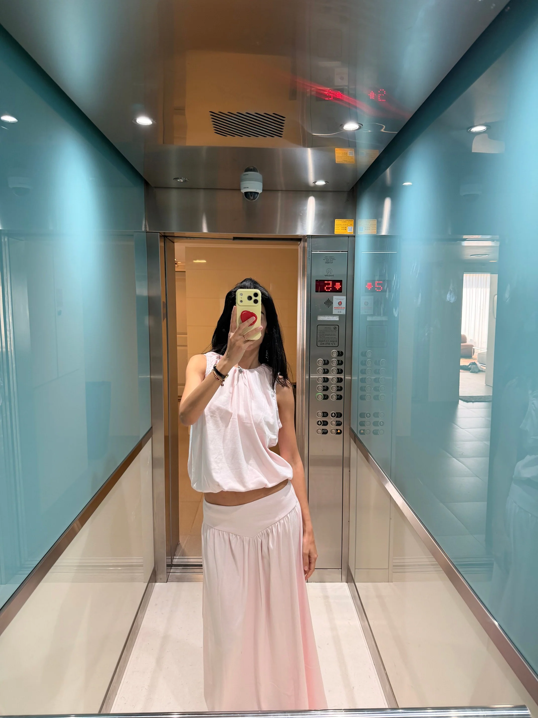 DE Base | Donna Cotton Skirt in Baby-Pink - Image 8