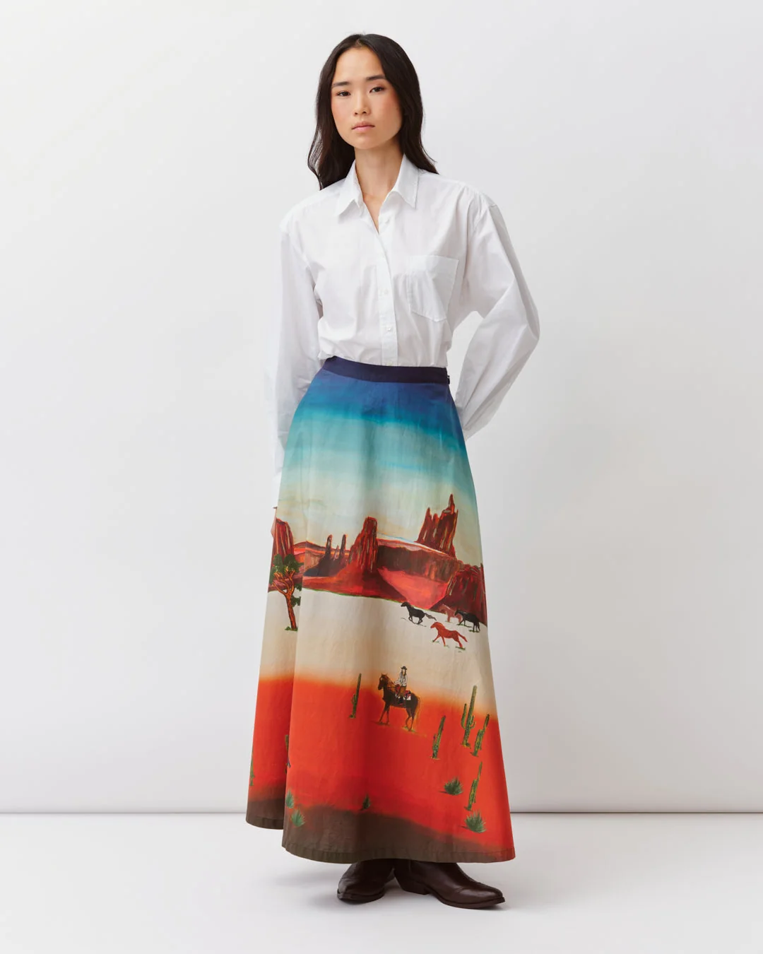 Skirt Jinio 1-Western-Print - Image 2