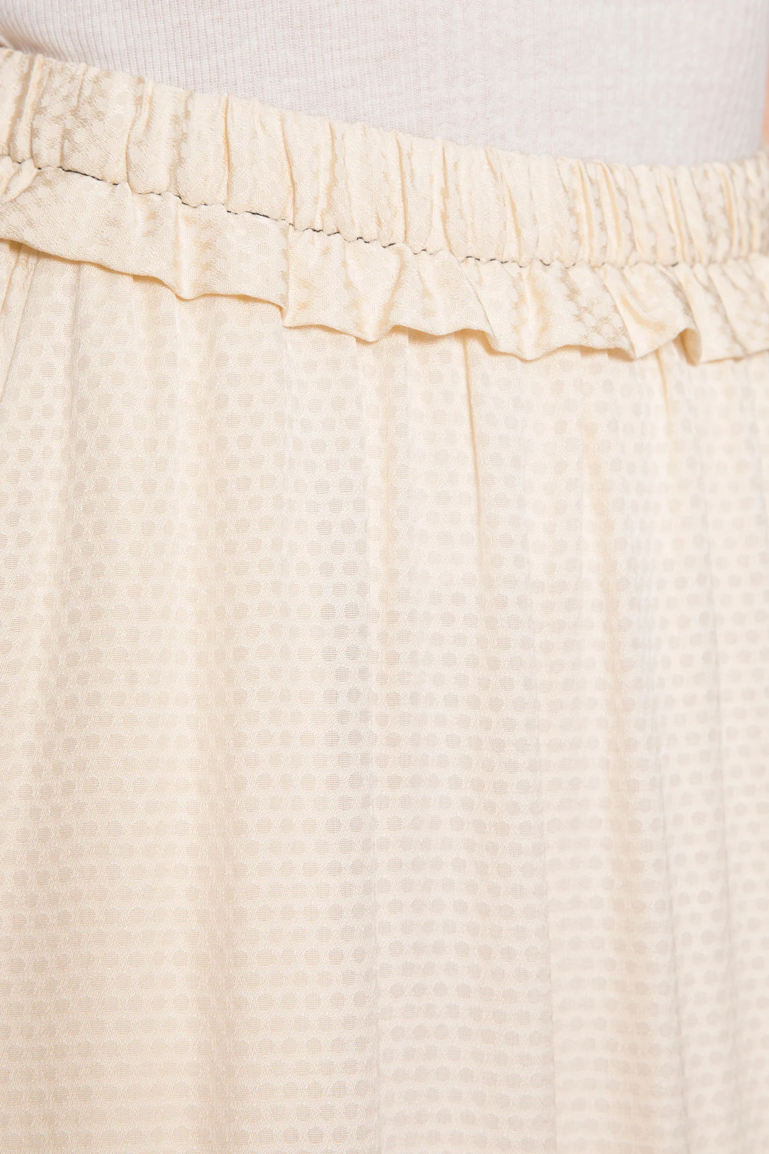 Bellerose | Dotted Ruffled Gathered Skirt - Midi Volume - Image 4