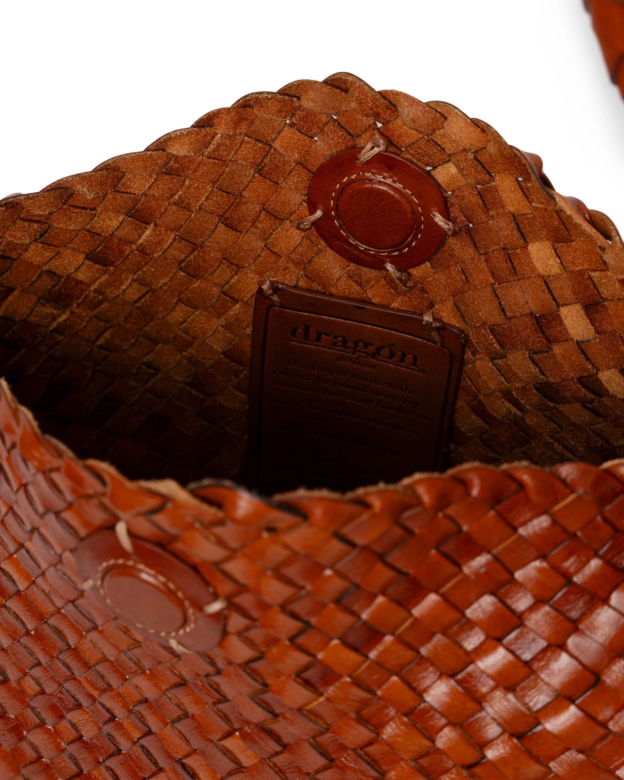Dragon | Santa Maria Shoulder Bag - Tan & Black Edges Tan-Black-Edges - Image 2