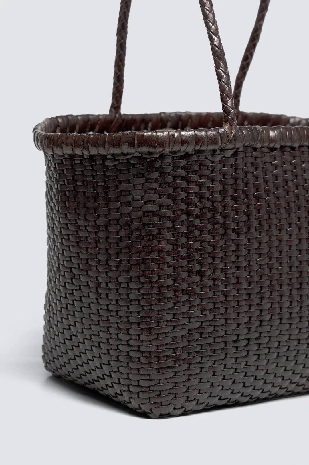 Dragon Diffusion | B Weave Small Tote Bag - Dark-Brown - Image 5