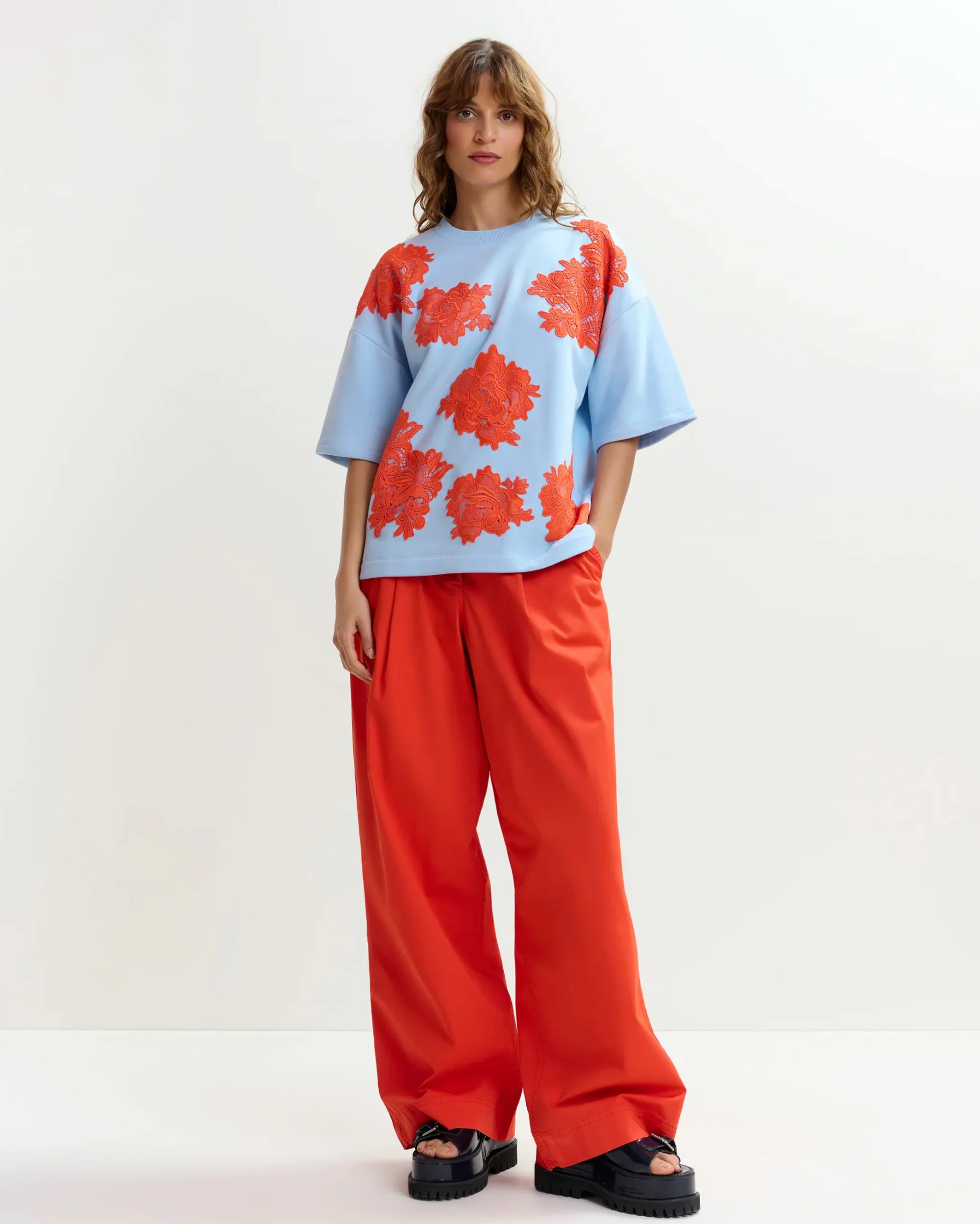 Essentiel Antwerp | Jista T-Shirt - Relaxed Cotton Jersey Lake-View - Image 5