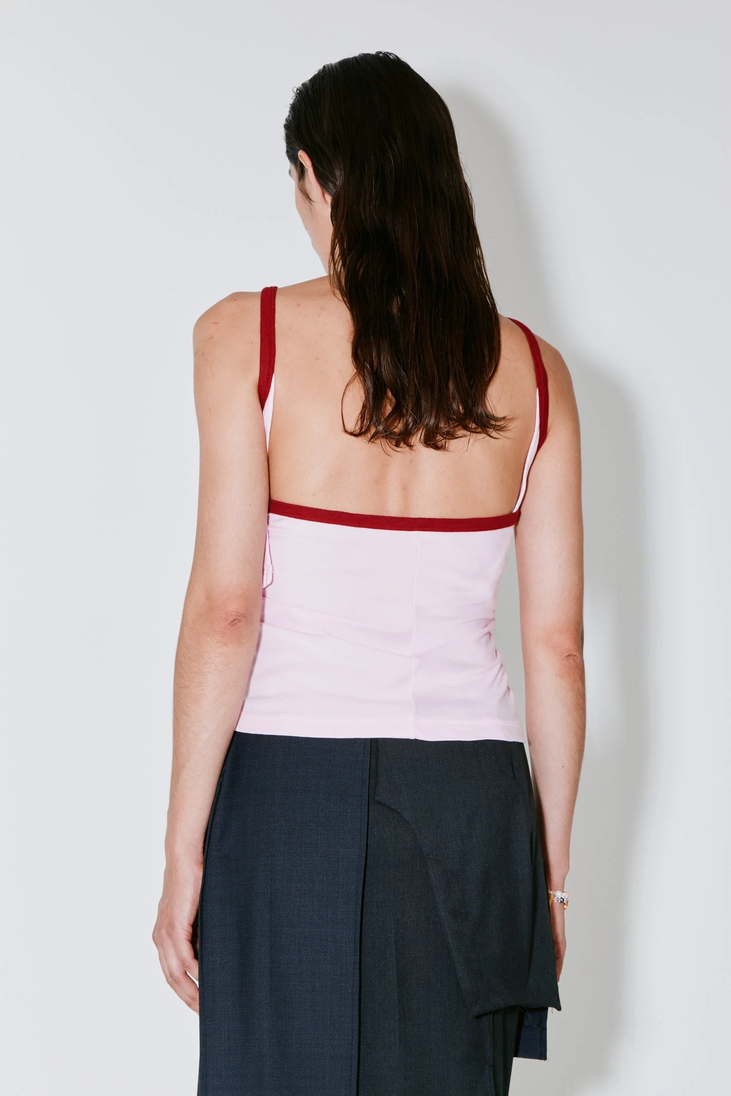 Facon Jacmin | Timothee Wrap Tank Top - Light-Pink-Red - Image 4