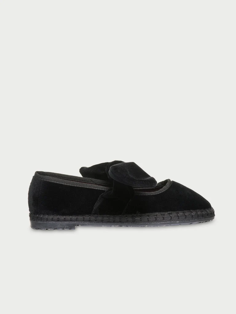 Flabelus | Ballerina Lyra Velvet Slipper Black - Image 2