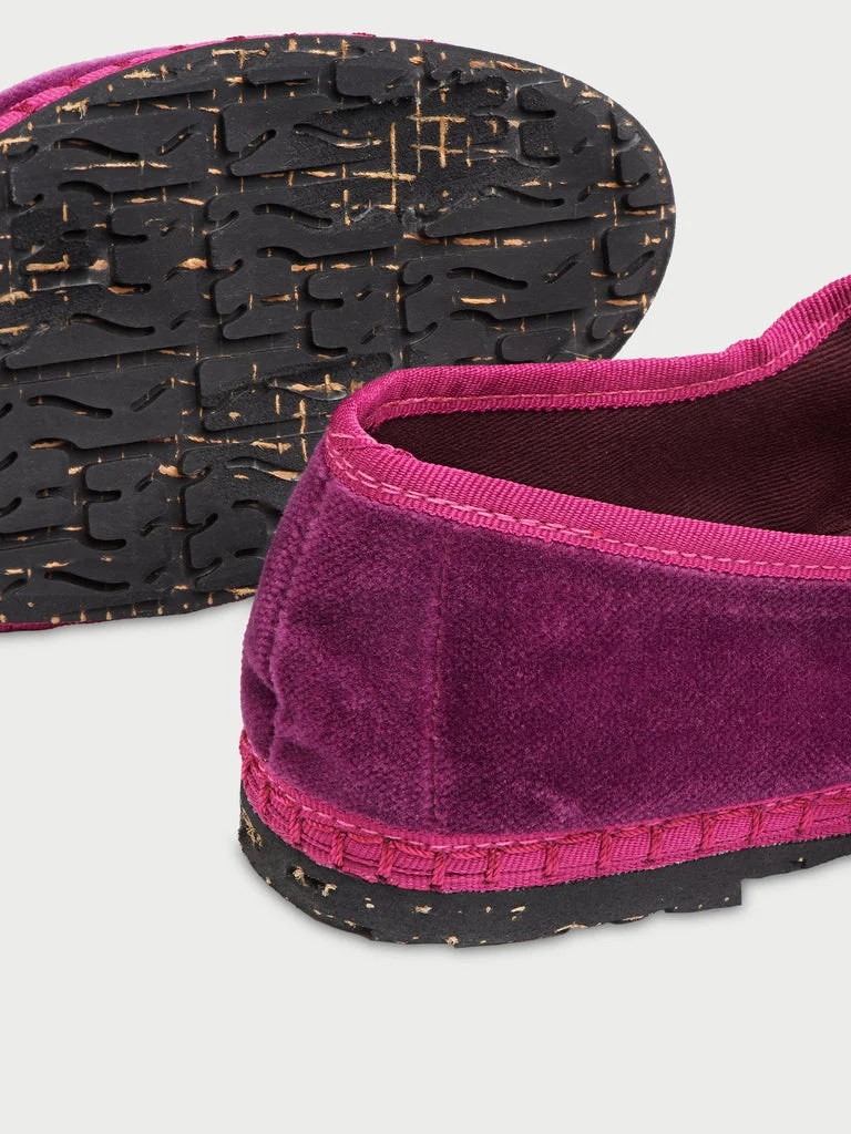Flabelus | Ballerina Nomi Flat - Low Cut Leather Magenta - Image 3