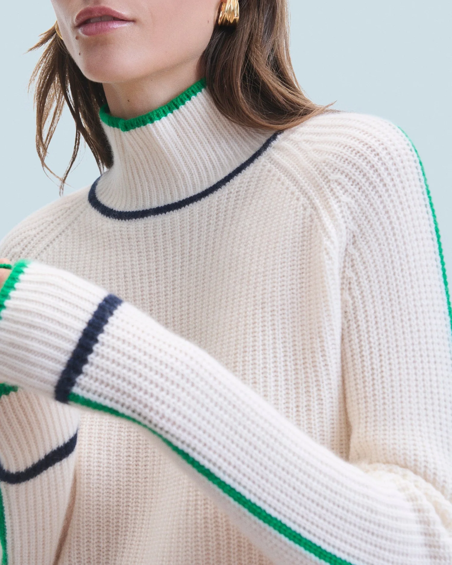 From Future | Oversized Cashmere Turtleneck - Ecru - Image 2