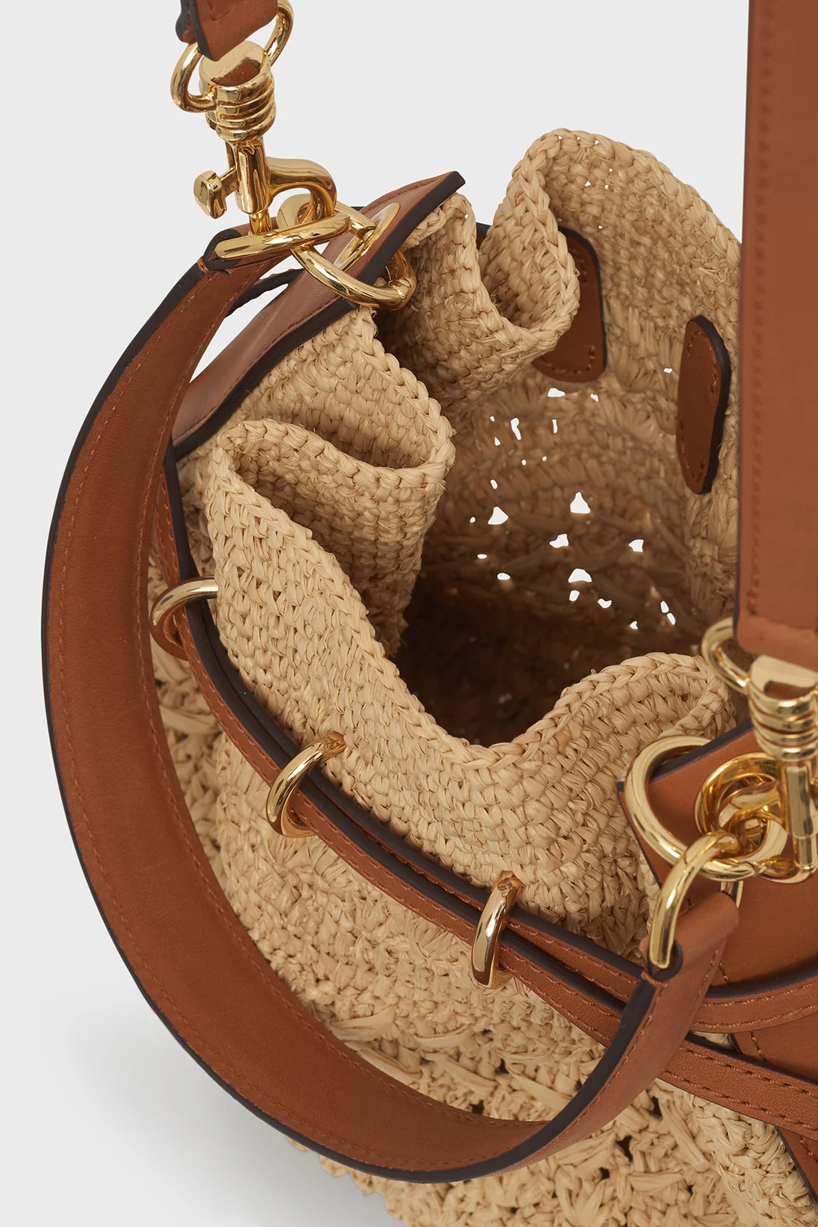Gérard Darel | Mini Romy Bag - Raffia and Leather Rope - Image 3