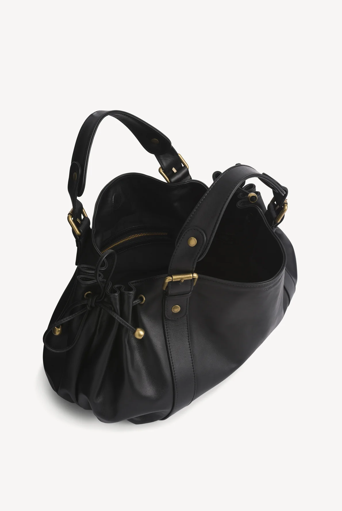Gérard Darel | 24H Bag - Calfskin Leather Black - Image 5