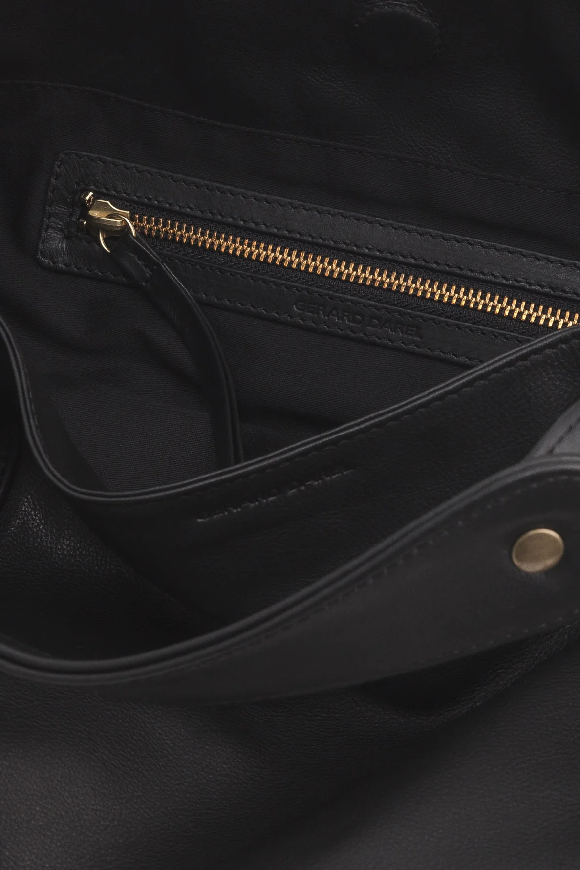 Gérard Darel | 24H Bag - Calfskin Leather Black - Image 6