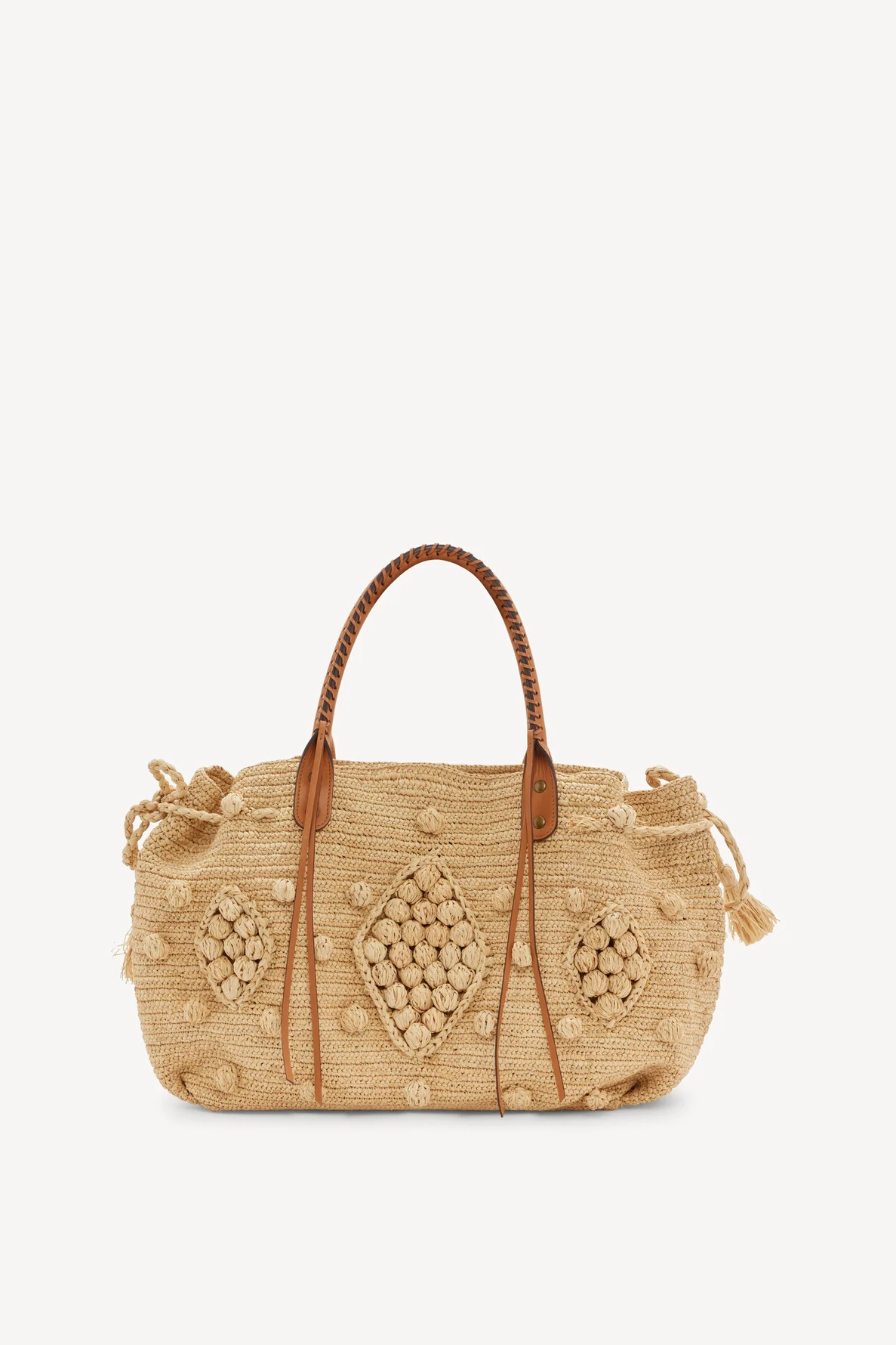 Gérard Darel | 24 Gd Raphia Bag - Hand-Crocheted Raffia Rope - Image 2