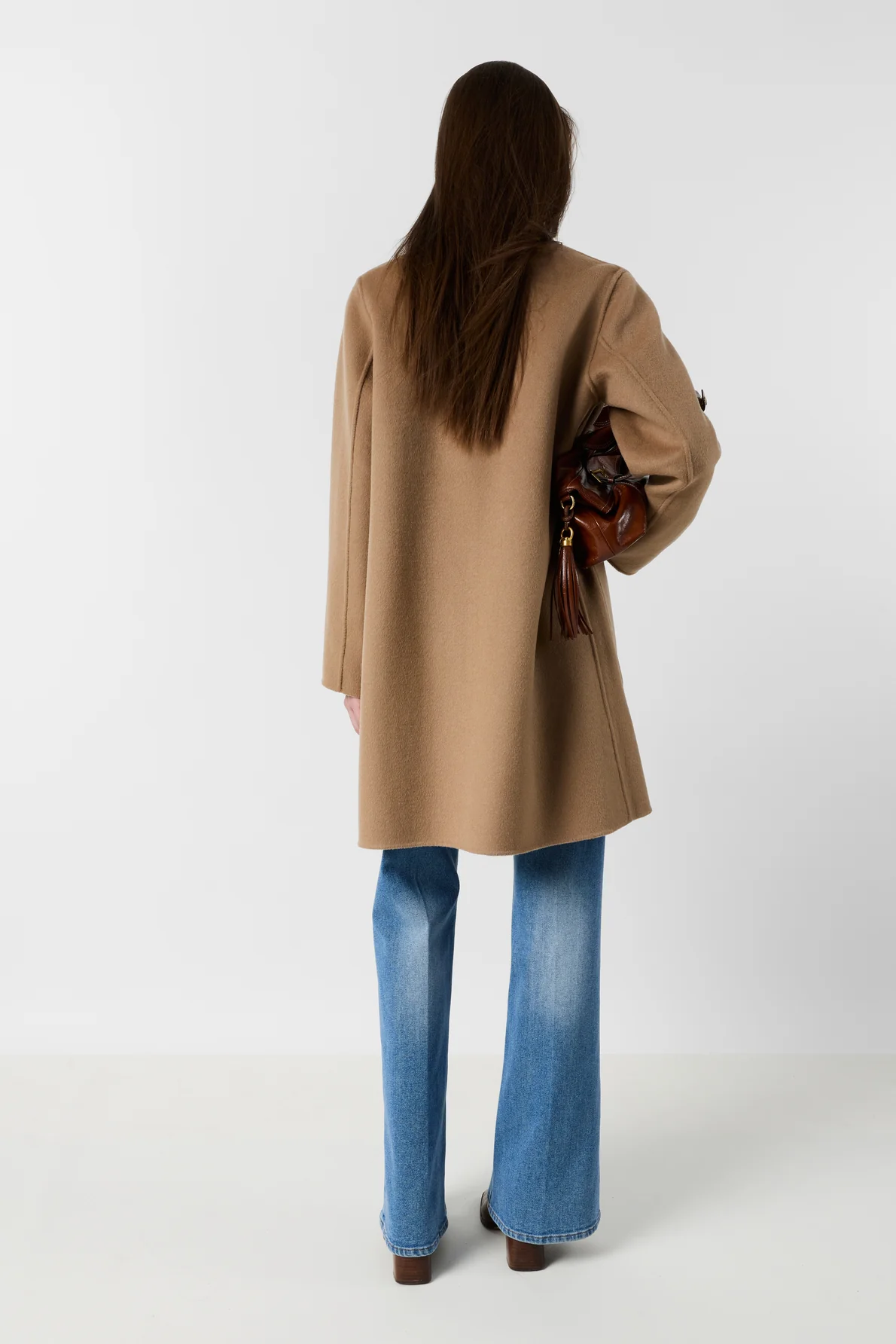 Gérard Darel | Precilia Reversible Wool Coat - Camel & Pink - Image 4