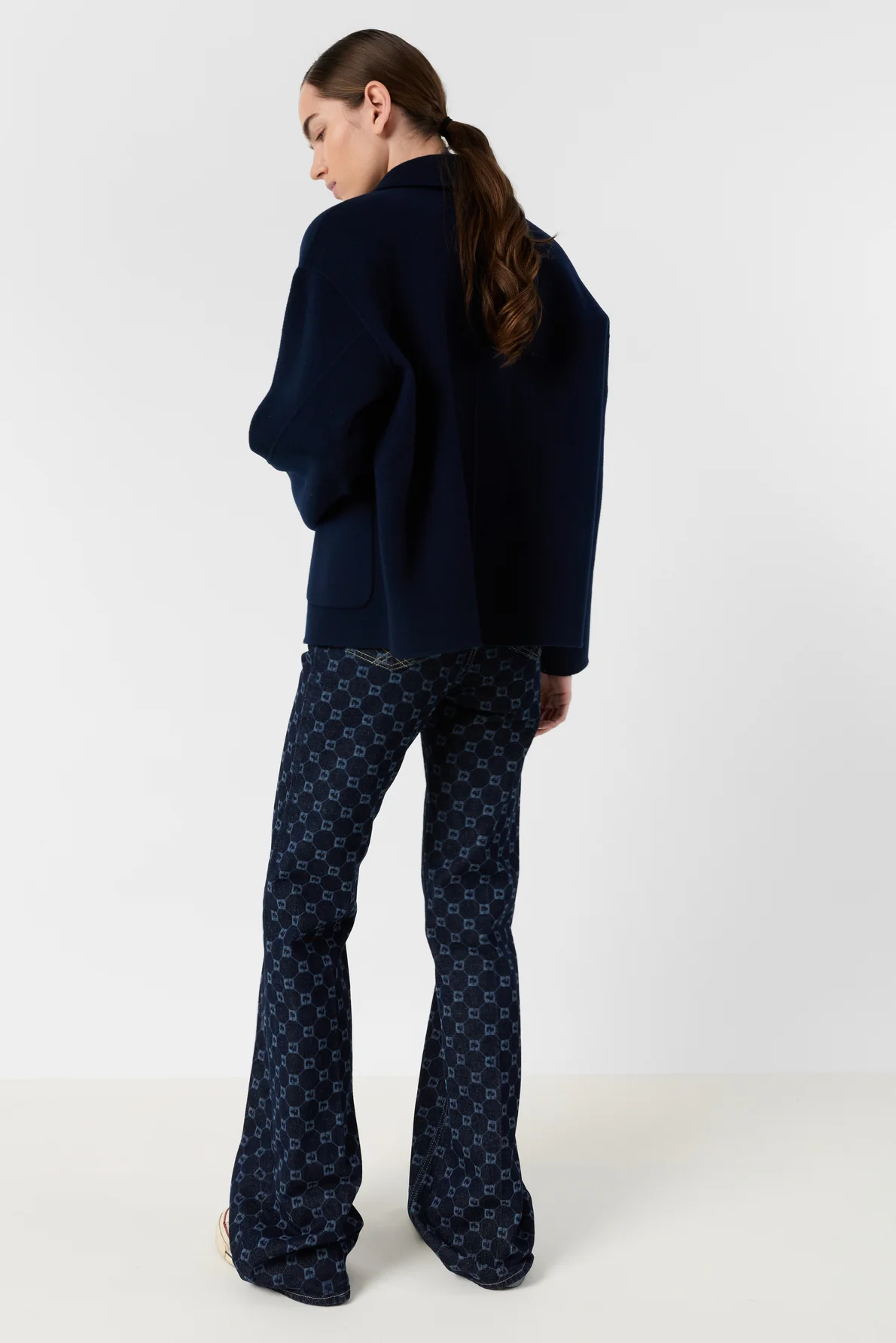 Gérard Darel | Perrinea Short Coat - Navy Wool Ink - Image 4