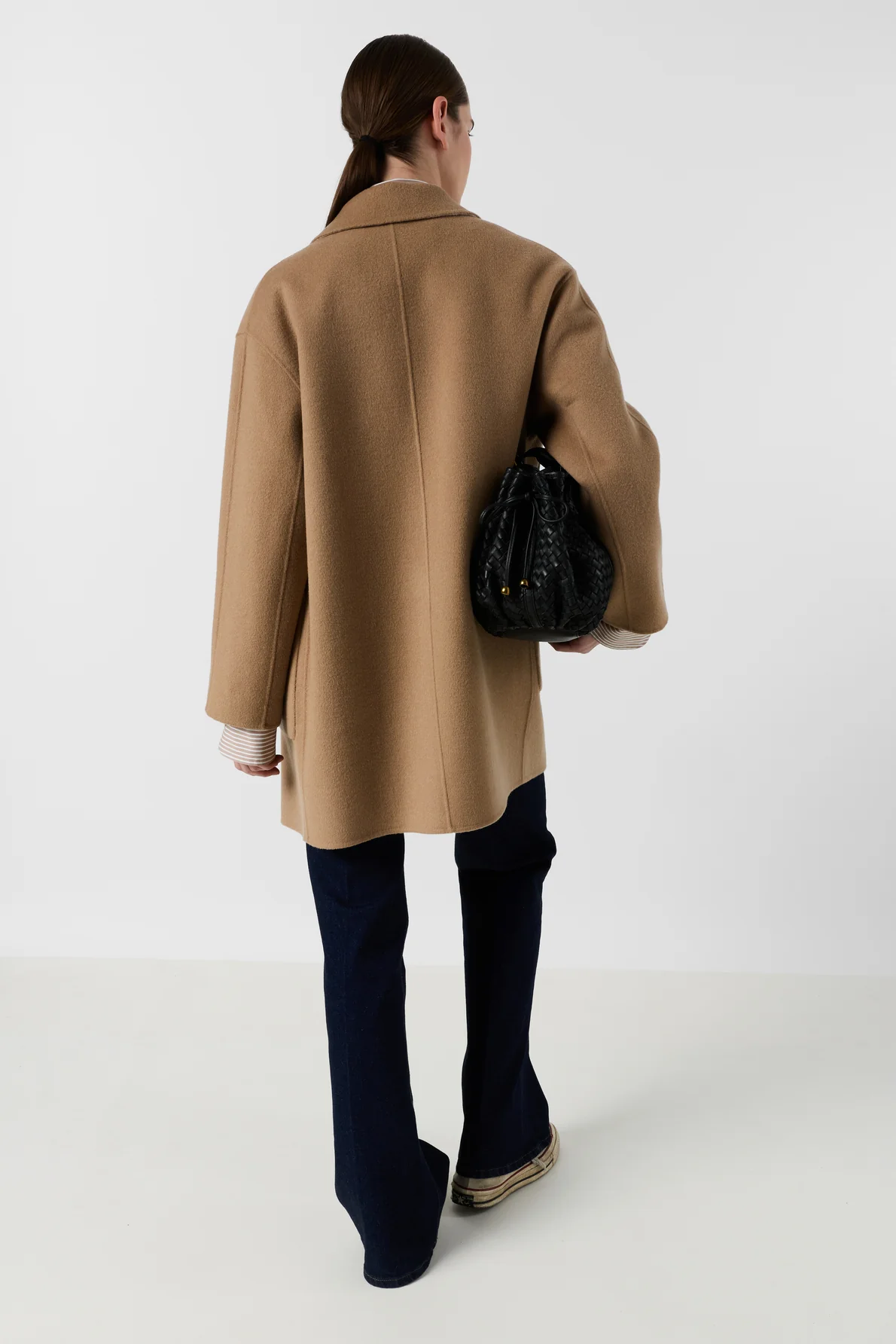 Gérard Darel | Prisca Reversible Wool Coat - Straw - Image 6