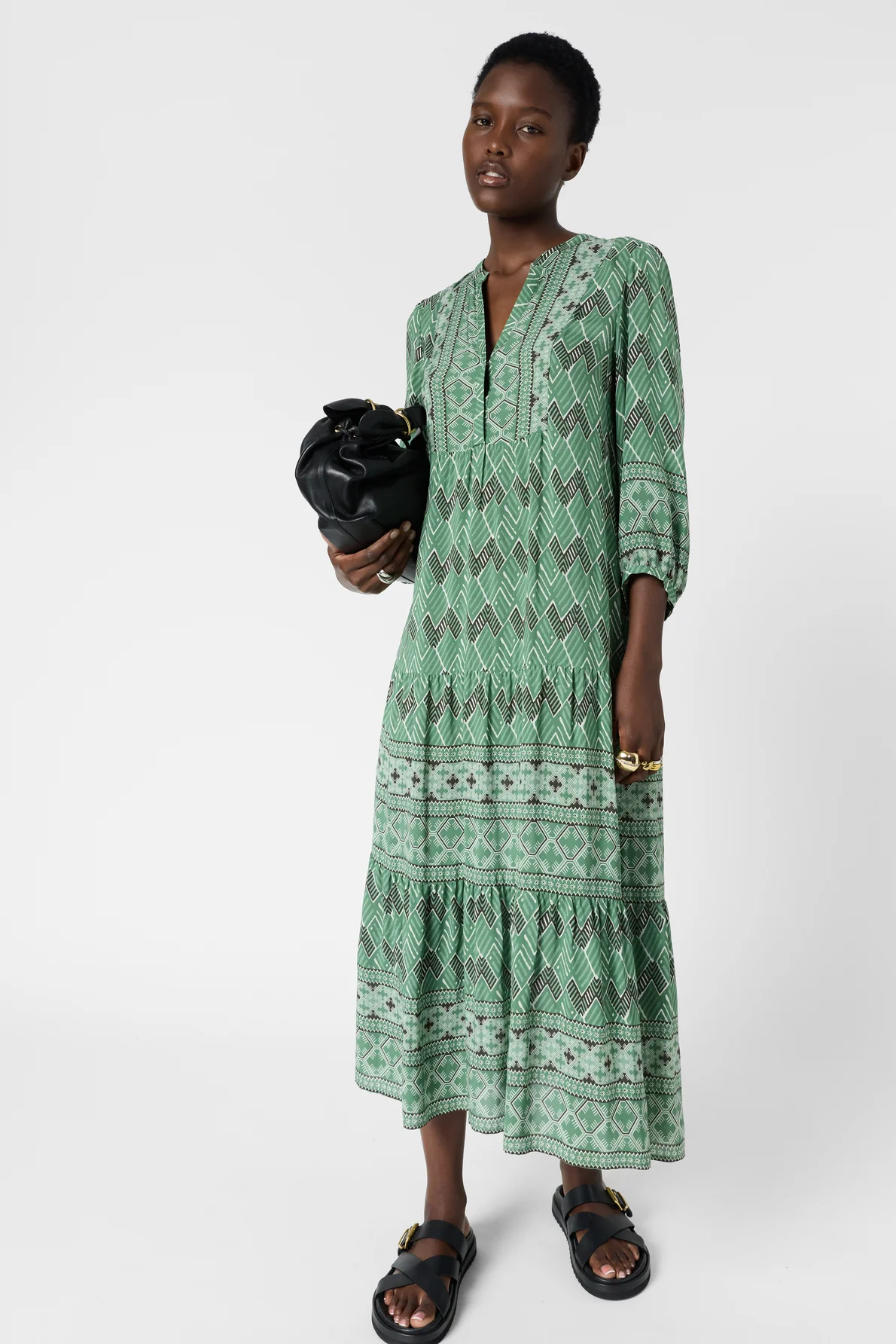 Gérard Darel | Riham Dress - Botanical Green - Image 2
