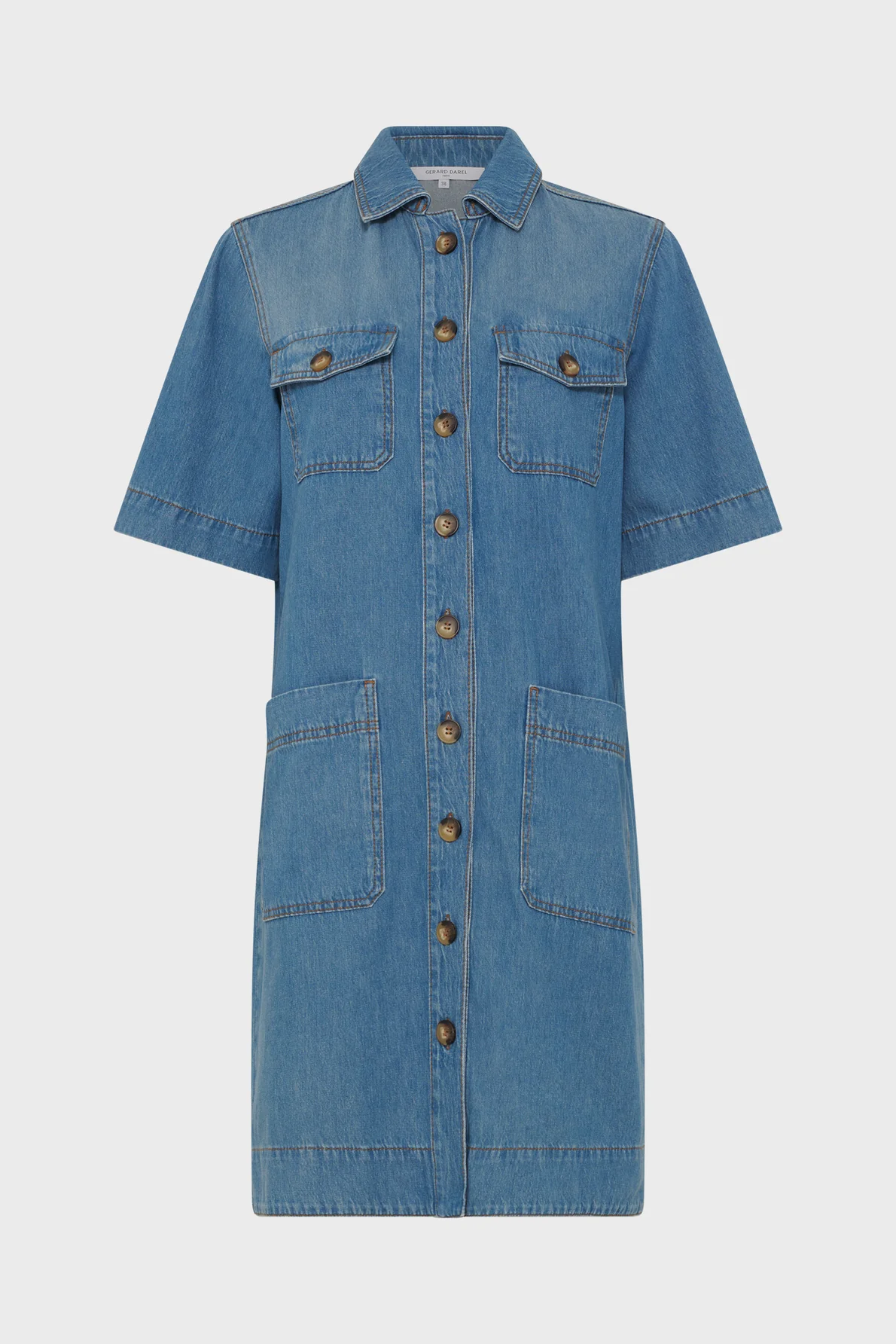 Gérard Darel | Rani Midi Shirt Dress - Blue