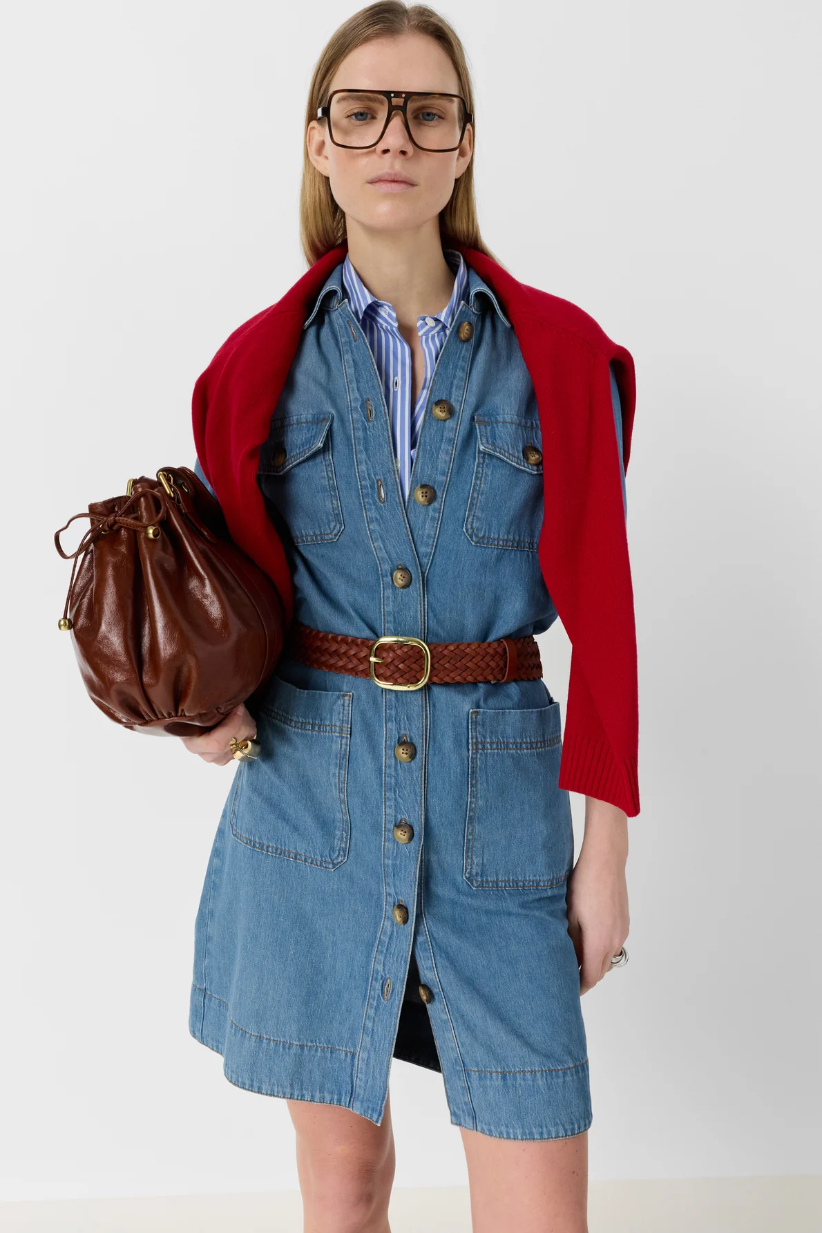 Gérard Darel | Rani Midi Shirt Dress - Blue - Image 2