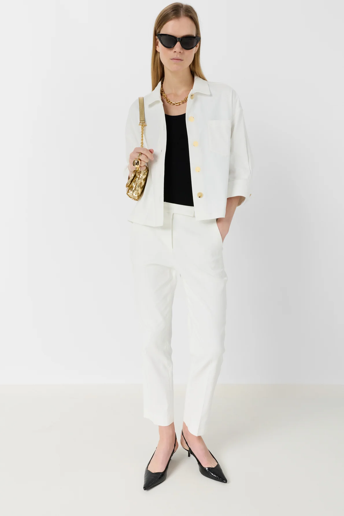 Gérard Darel | Tenya Jacket - Cotton Overshirt Ecru - Image 2