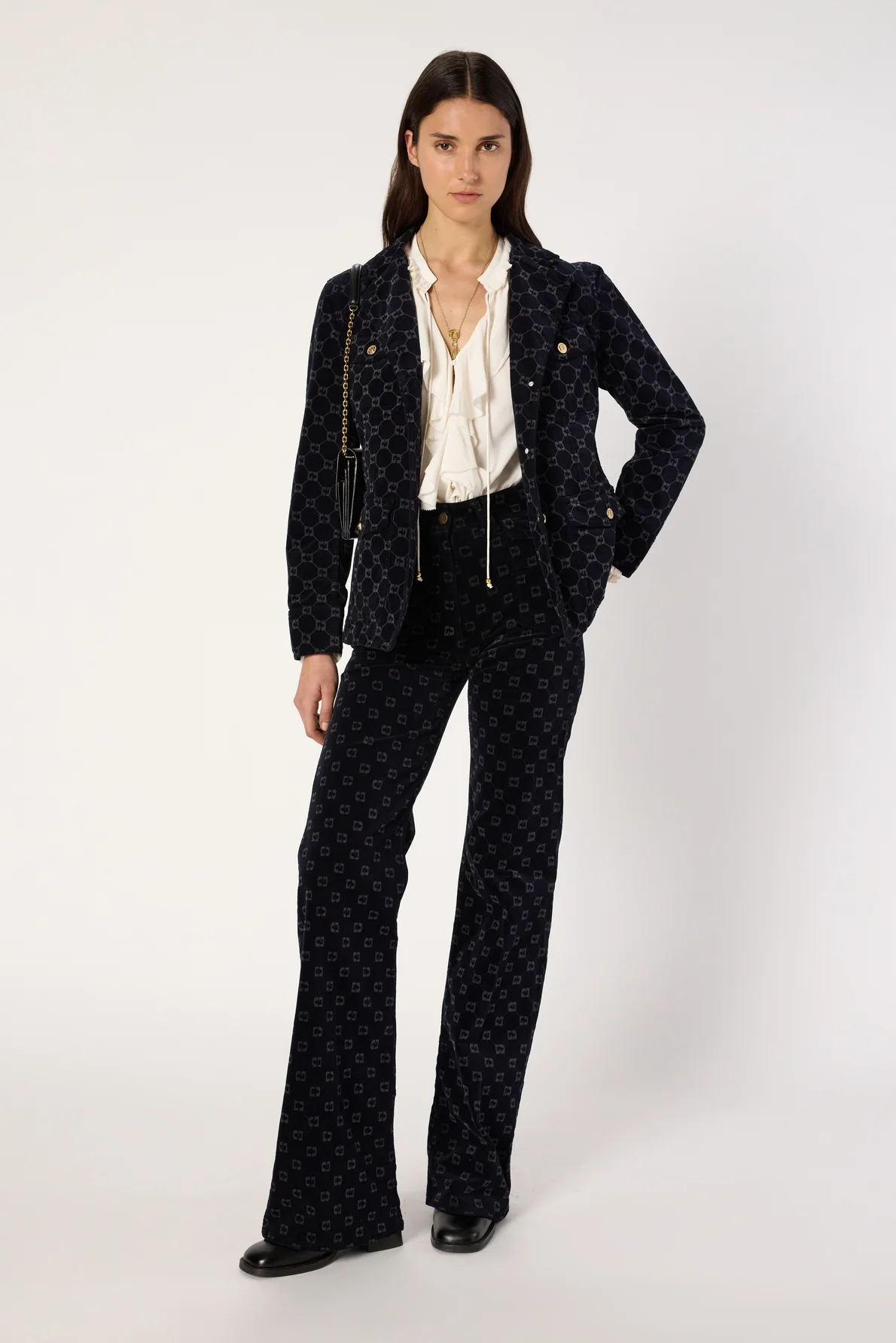 Gérard Darel | Anna Flare Jean - Velvet Navy - Image 2