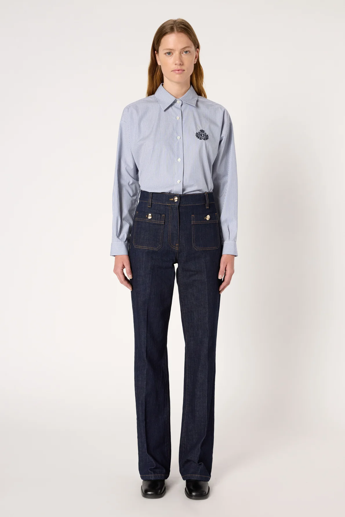 Gérard Darel | Clema High-Waist Straight Jean - Blue - Image 3