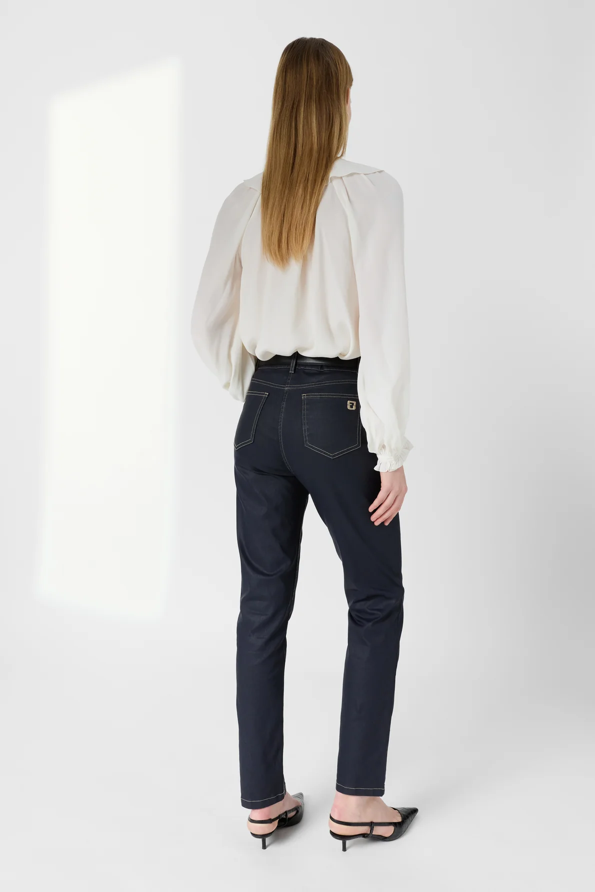 Gérard Darel | Aya Coated Slim Jean - Navy - Image 3