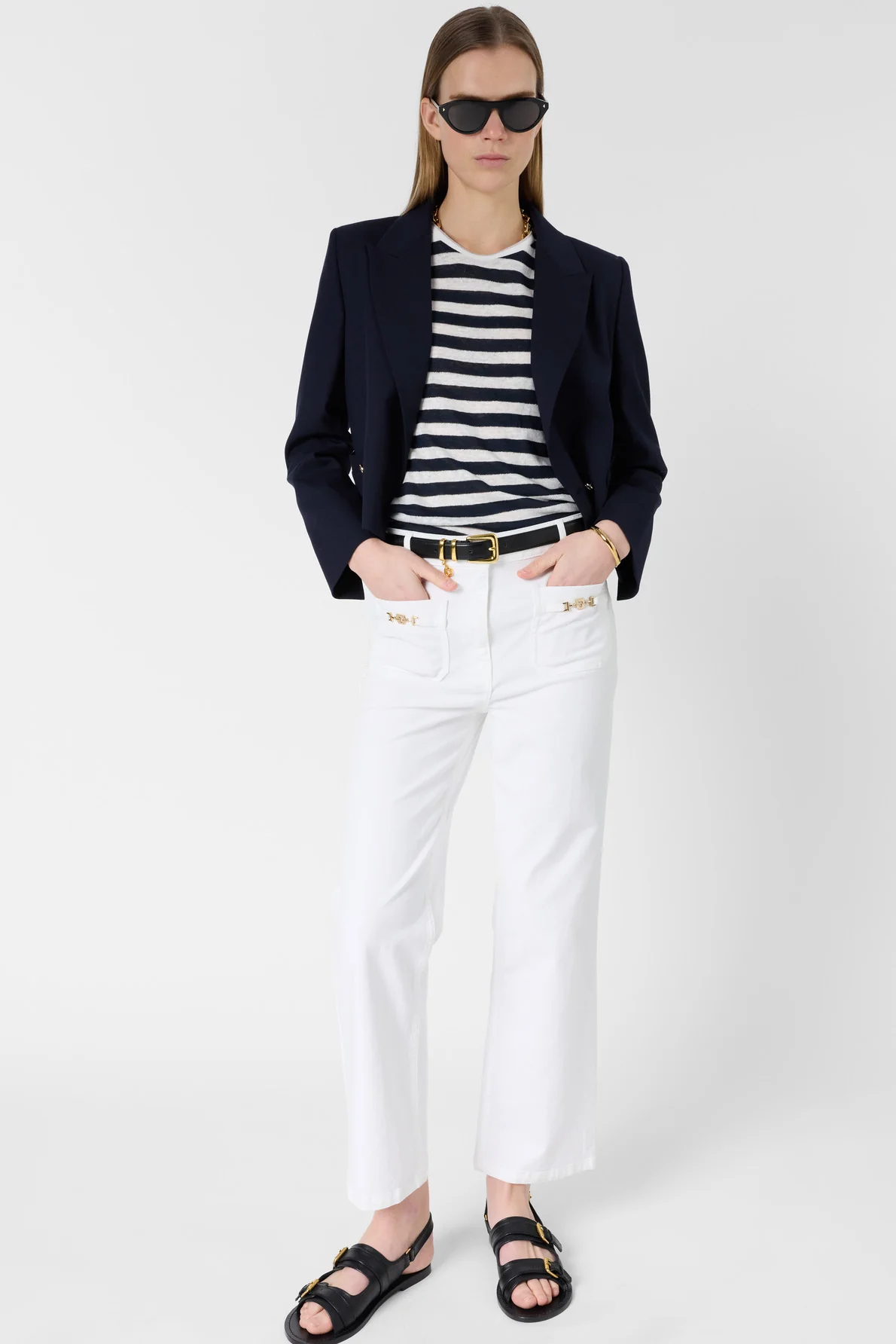 Gérard Darel | Allie Straight Jean - White - Image 3