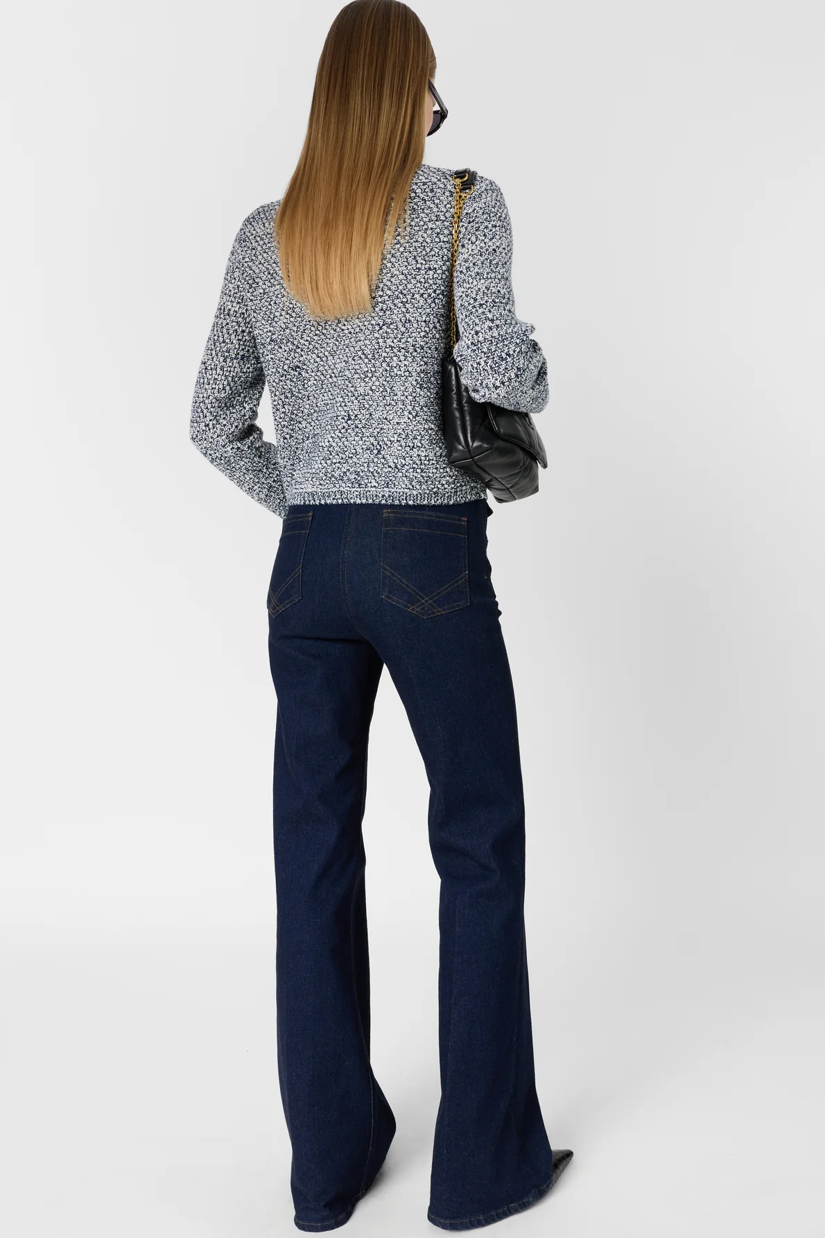 Gérard Darel | Leora Women's Cardigan Knit Sweater - Cotton - Blue Navy - Image 4