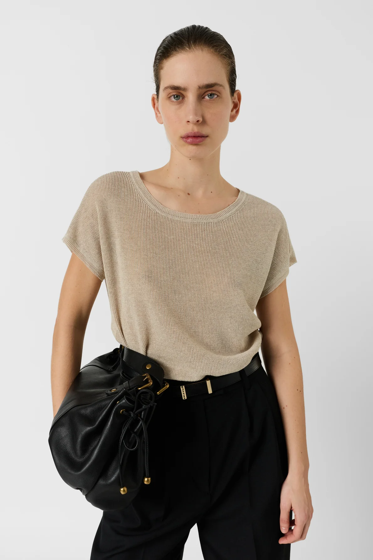 Gérard Darel | Lixia Iridescent Beige Pullover-Vest Natural - Image 2