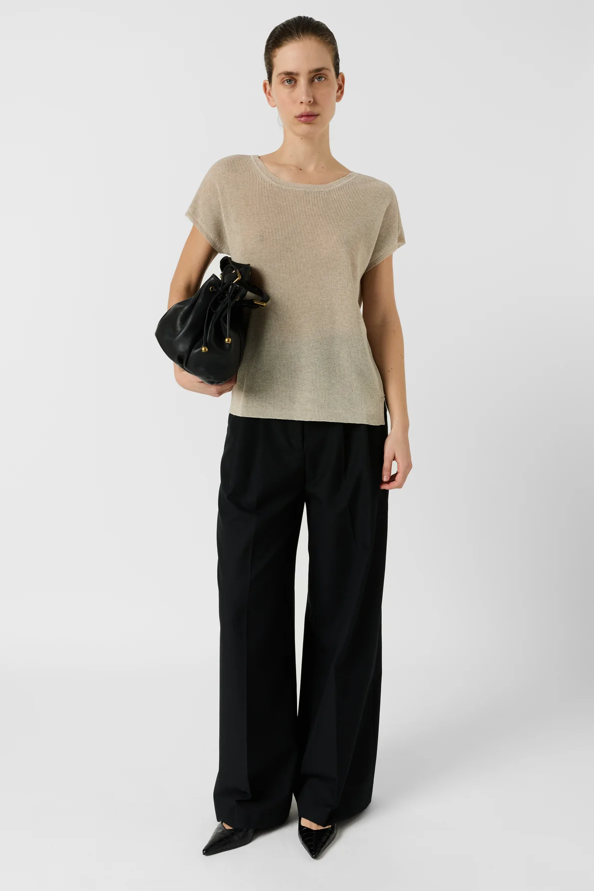 Gérard Darel | Lixia Iridescent Beige Pullover-Vest Natural - Image 3
