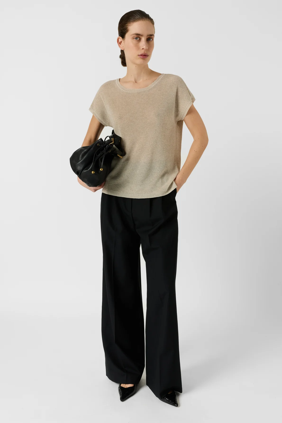 Gérard Darel | Lixia Iridescent Beige Pullover-Vest Natural - Image 7