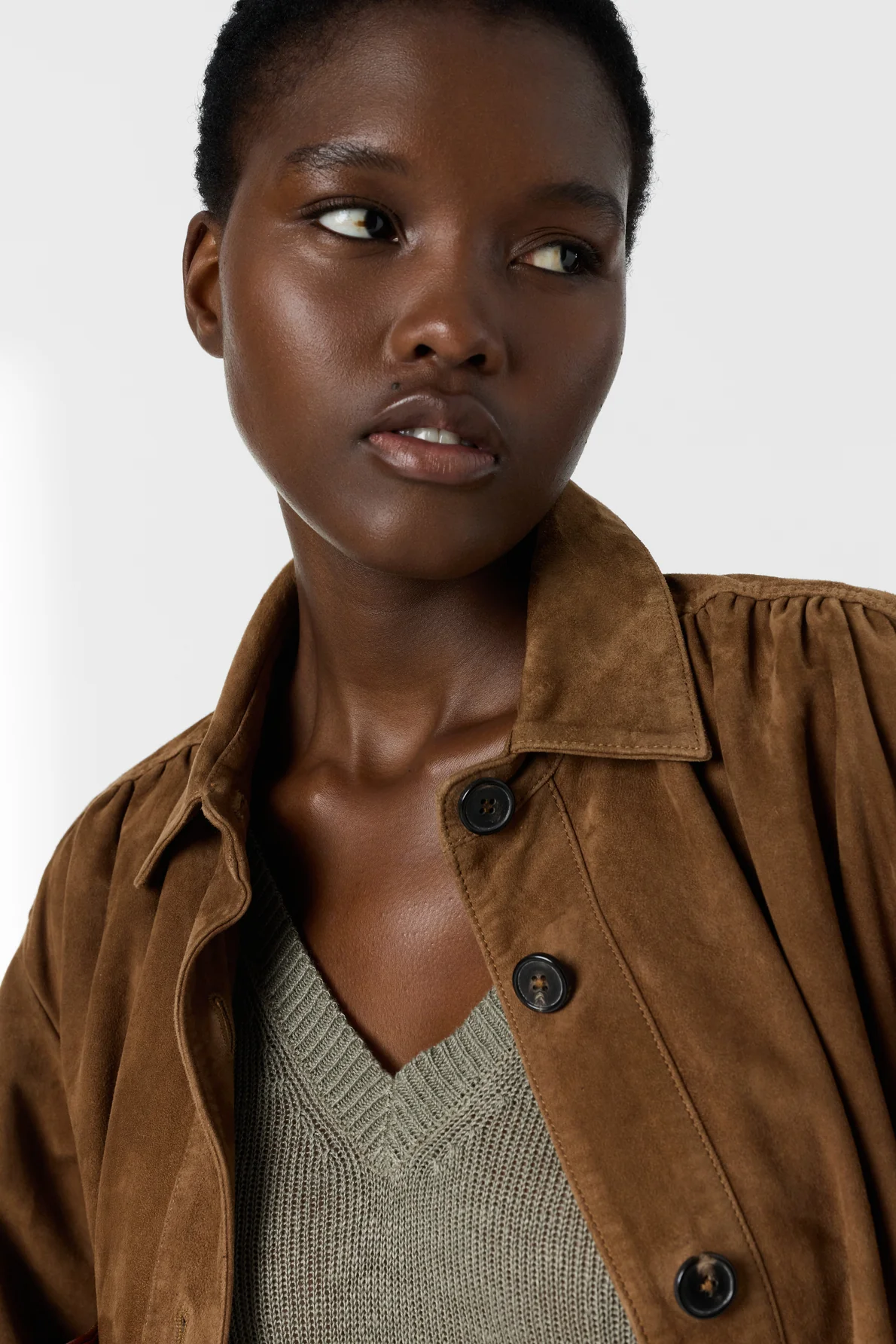 Gérard Darel | Lylou Women's Oversized Pullover Vest - Linen - Green - Image 5