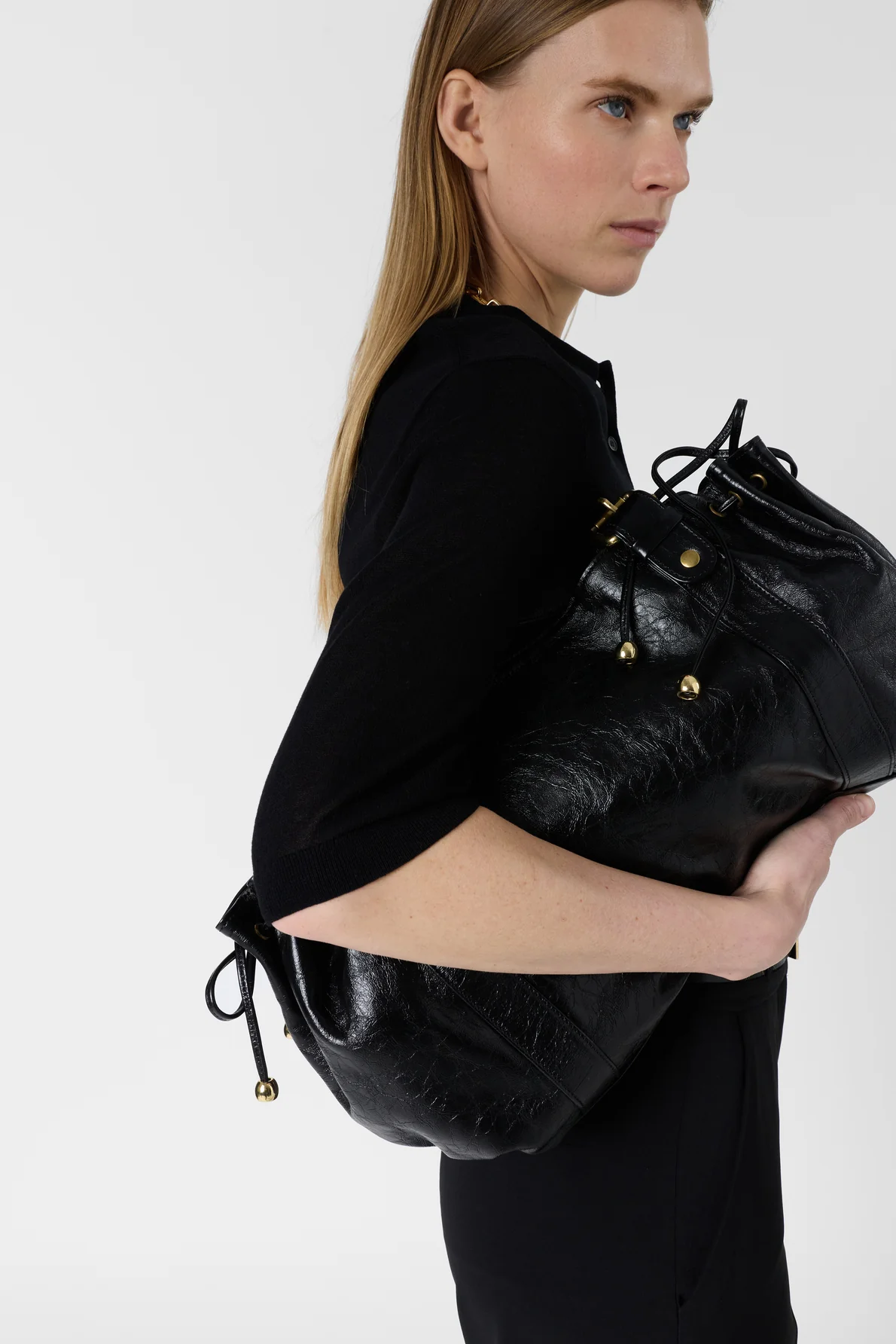 Gérard Darel | Laika Knit Polo Vest Black - Image 3