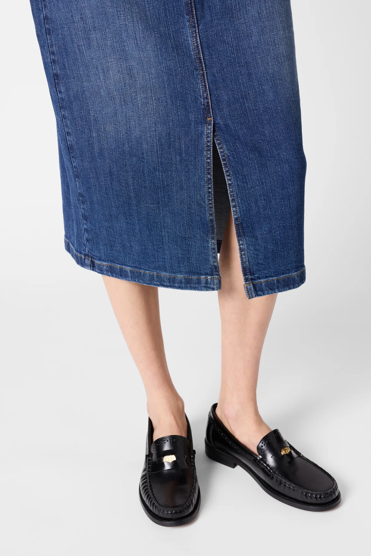 Gérard Darel | Janaelle Straight Denim Skirt - Blue - Image 5