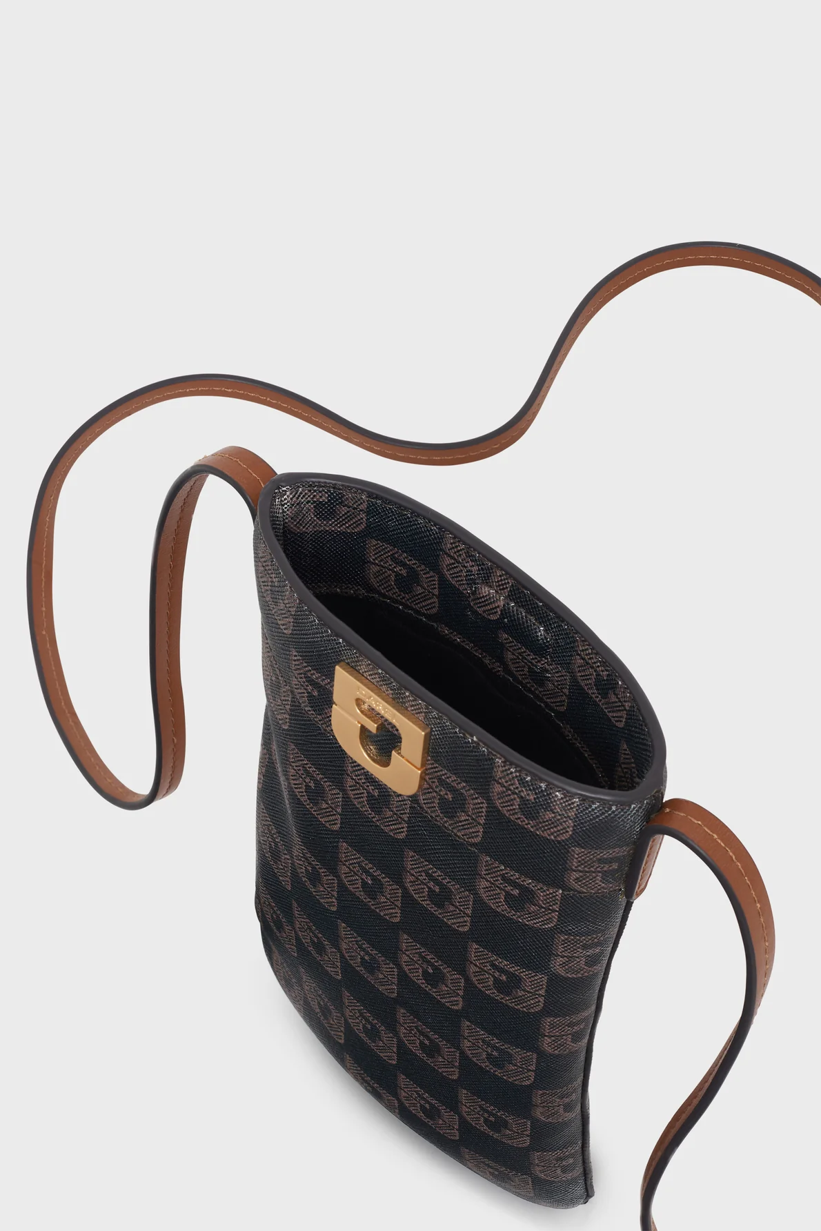 Gérard Darel | Ladyphone Small Leathergoods in Coated Canvas Brown - Image 3