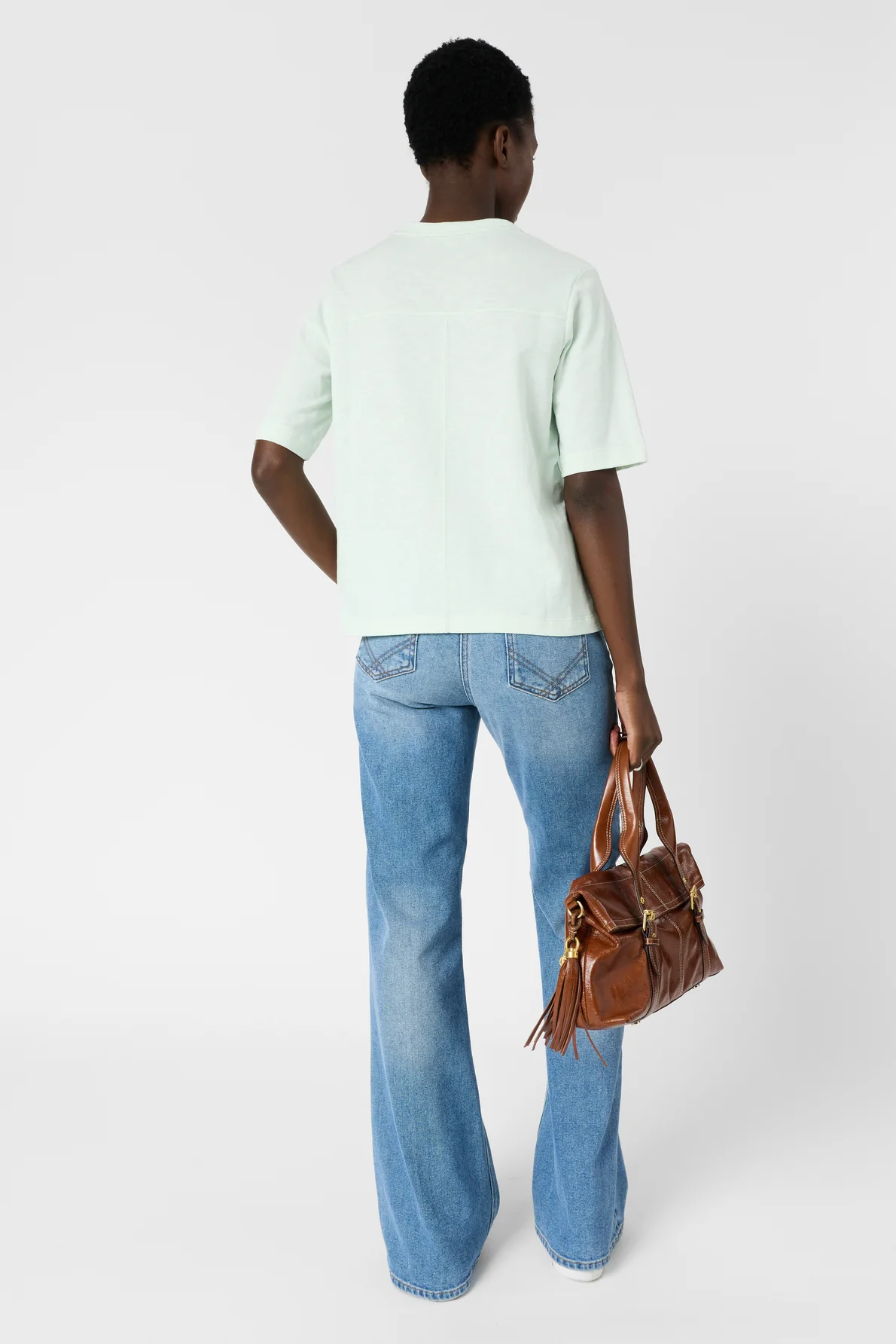 Gérard Darel | Marisa T-shirt - Pale Water Green - Image 4