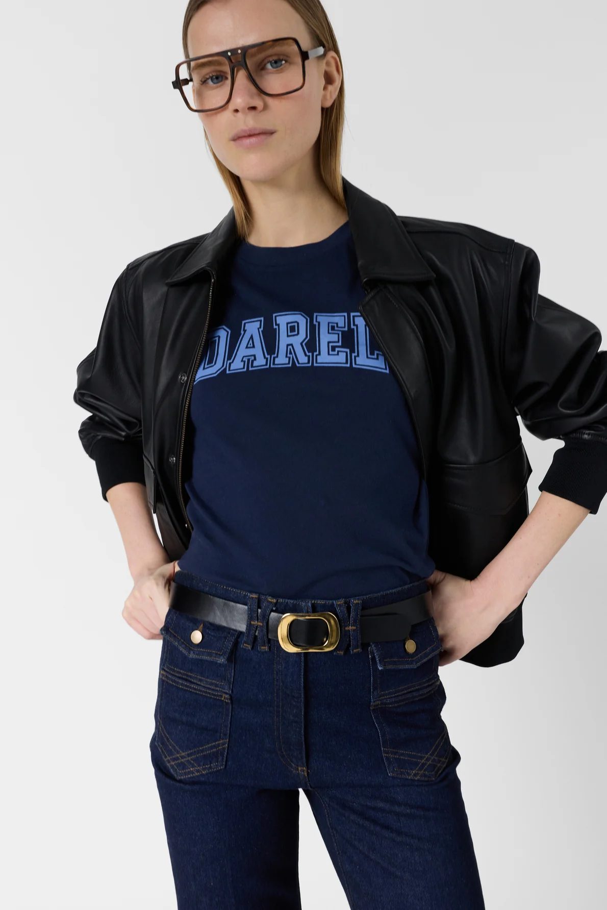 Gérard Darel | Melly Cotton T-shirt - Navy - Image 5