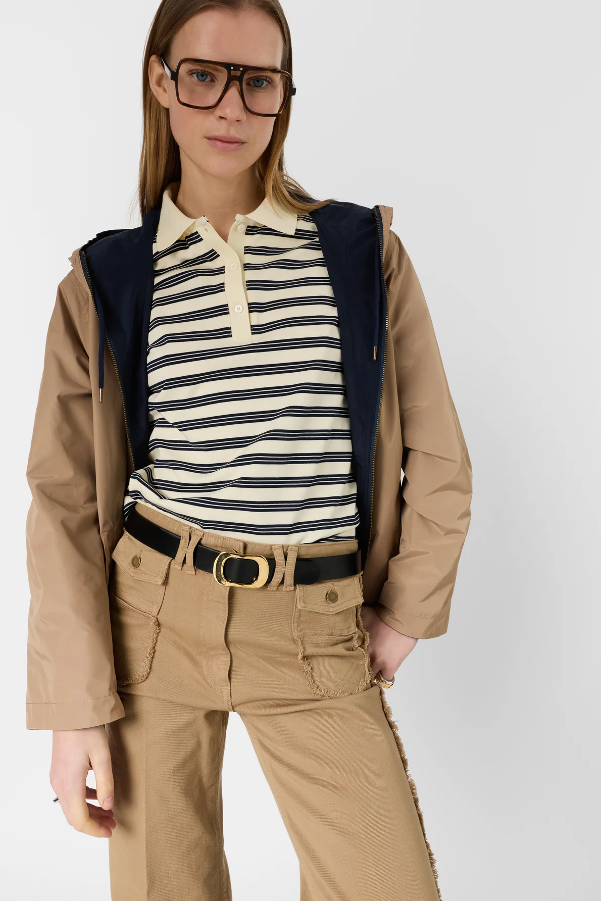 Gérard Darel | Jordane Reversible Trench Coat - Navy - Image 9