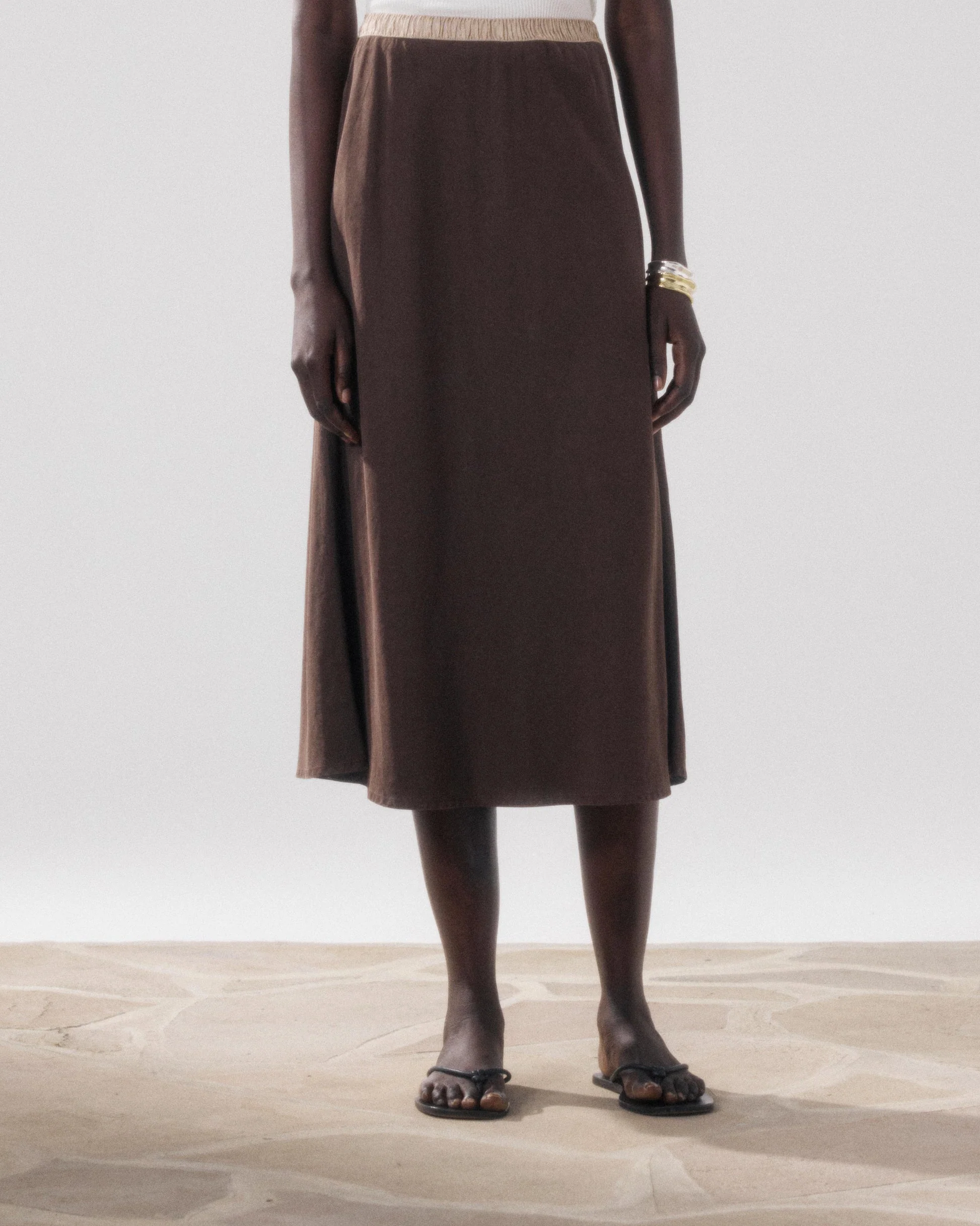 Hartford | Jima Straight Skirt - Wood - Image 4