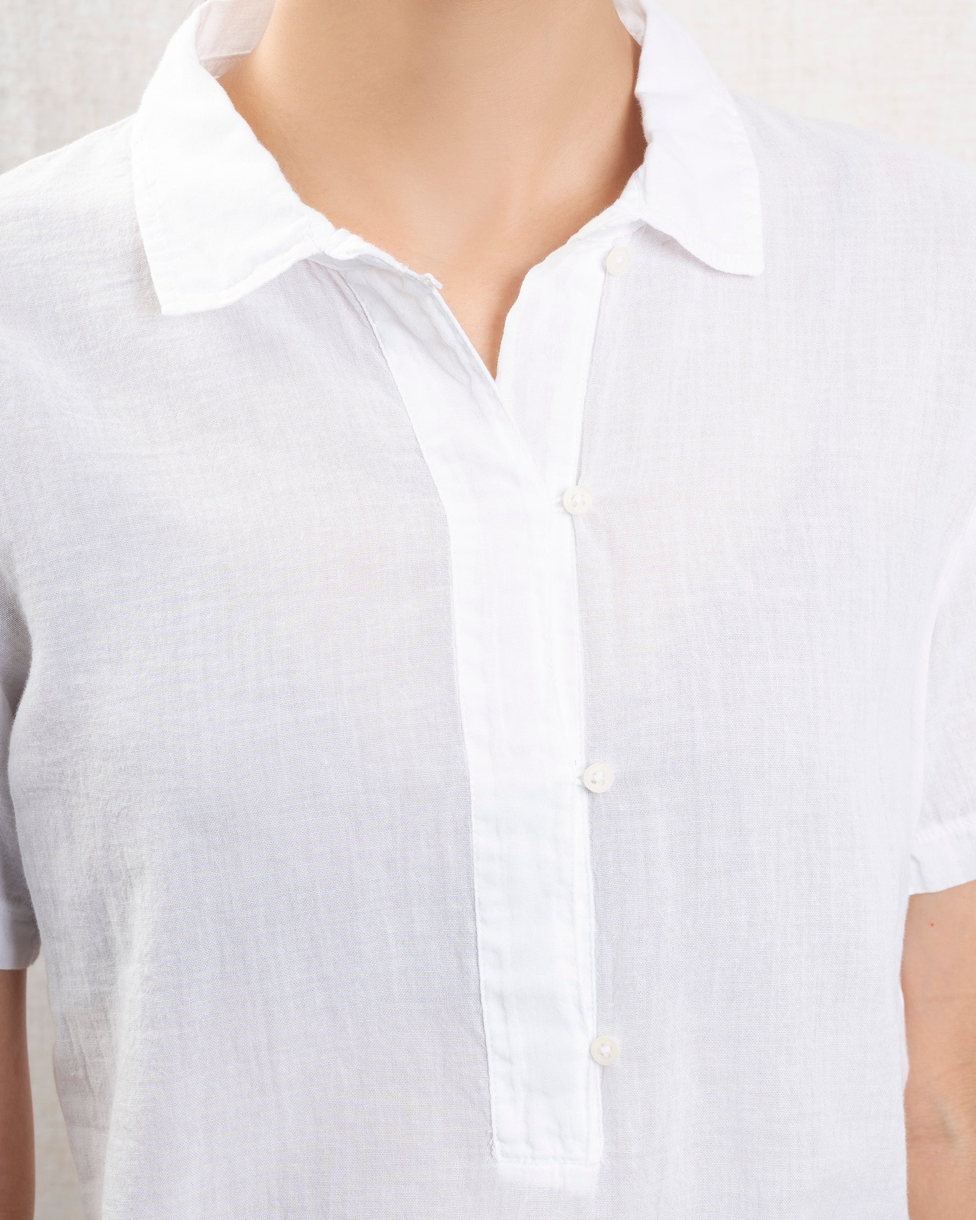 Hartford | Tenenan Crewneck T-Shirt - White - Image 3