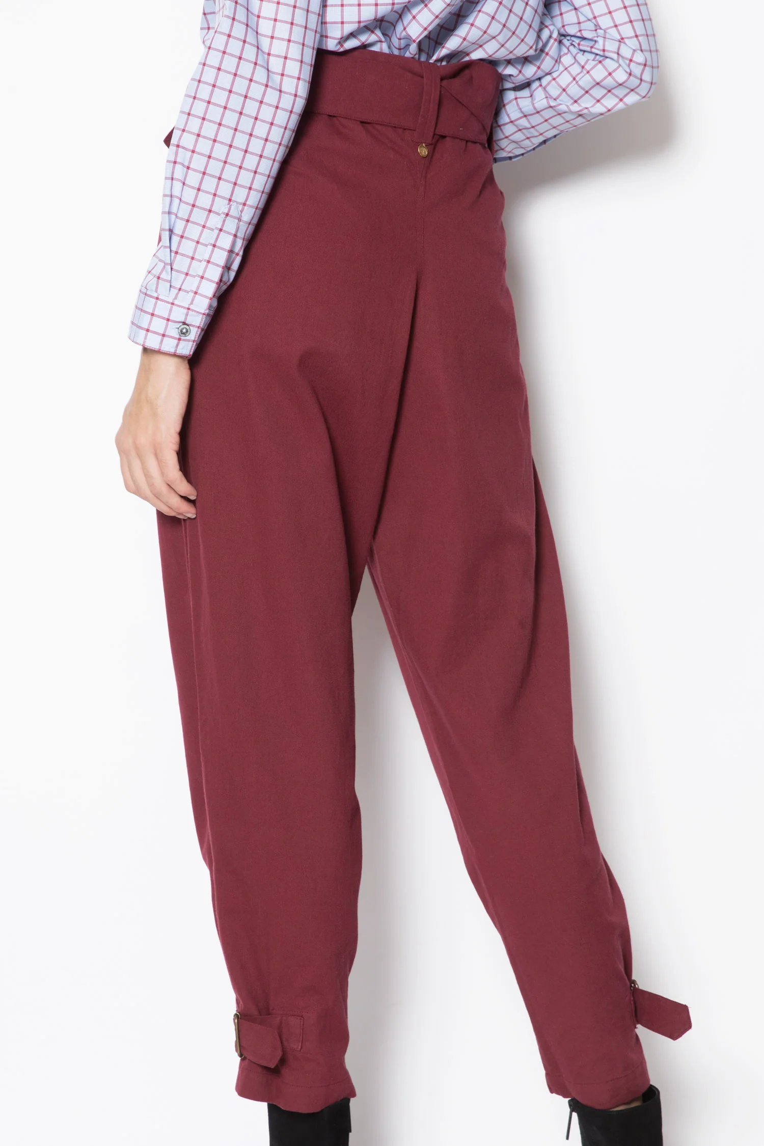 Antik Batik | Chandler High Rise Culottes - Wide Leg with Sash Belt - Image 3