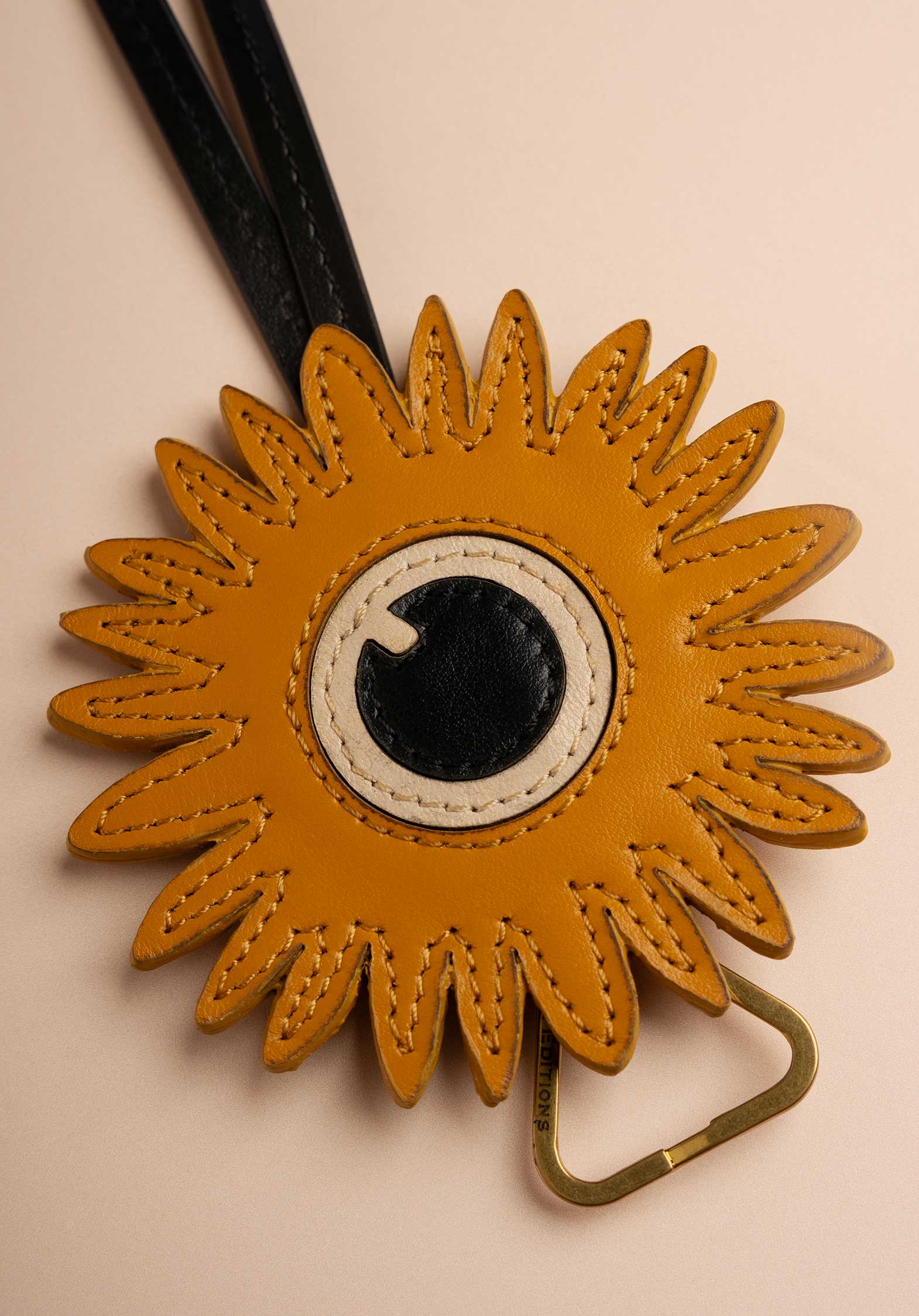 Inoui | Leather Key Charm in Brown - Image 2