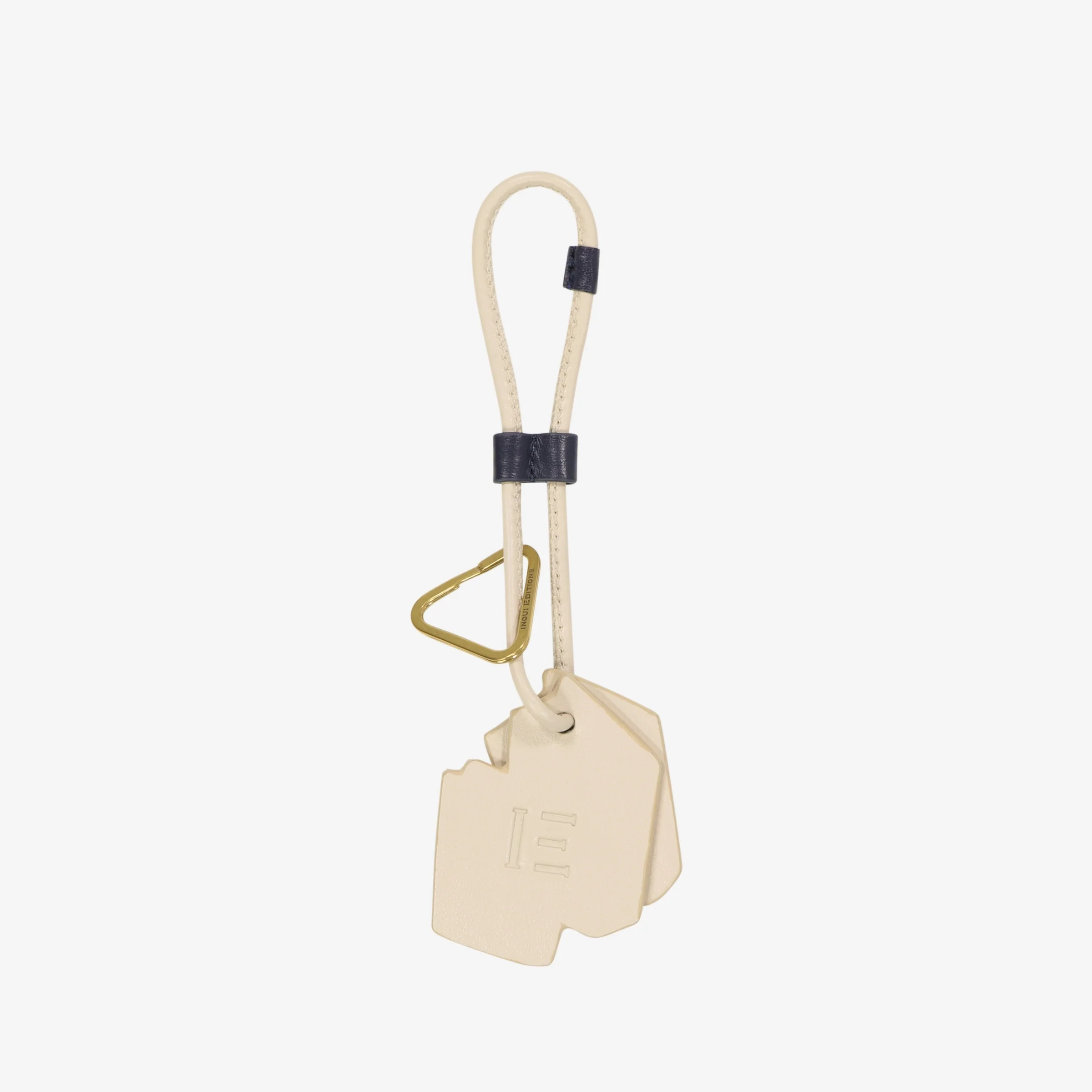 Inoui | Leather Key Charm - Artisanal Accessory Blue - Image 2