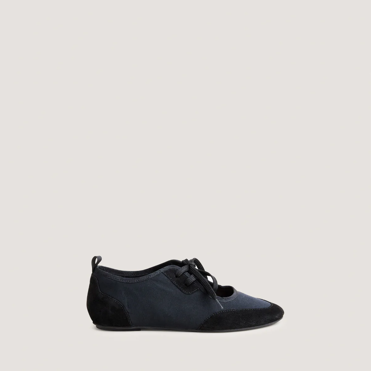 Jonak | Demain Ballerine Flat - Croute Leather Noir-Noir - Image 2
