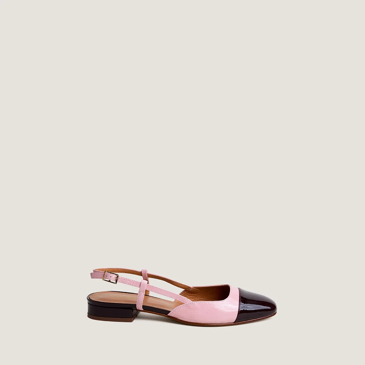 Jonak | Dhapou Vernis Ballerine - Bordeaux Rose Petal Bordeaux-Rose-Petale - Image 2