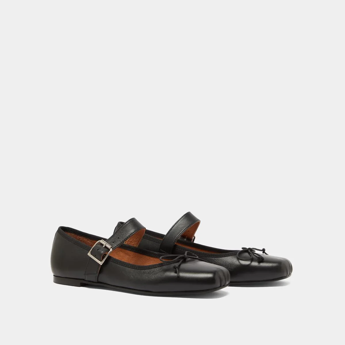 Jonak | Dominante Ballerine in Black Goat Leather - Image 4