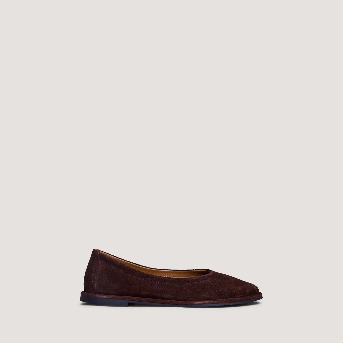 Jonak | Janice Ballerinas in Tobacco Split Leather - Tabac Brown