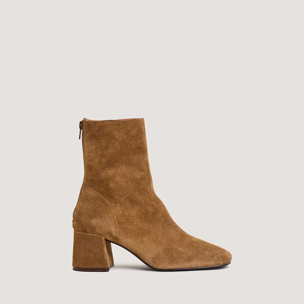 Jonak | Denonie Ankle Boot in Tobacco Crust Leather Tabac