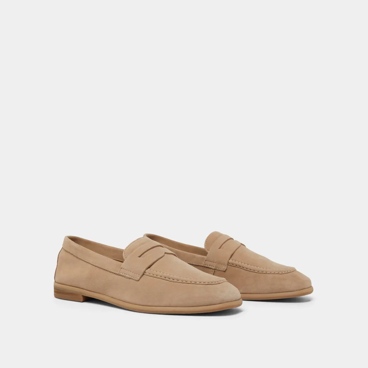 Jonak | ACA Bis Velours Suede Moccasin in Beige - Image 4