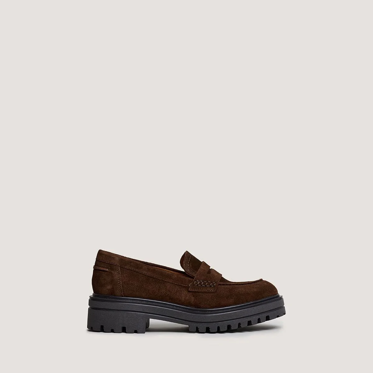 Jonak | Alfi Moccasin in Crust Leather - Brown