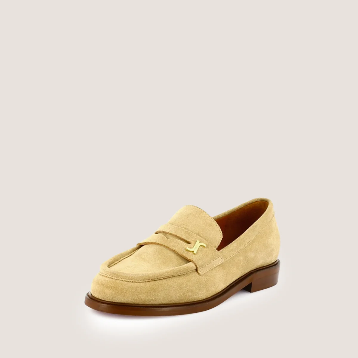 Jonak | Duedi Croute Moccasin - Sand Crust Calfskin Sable - Image 3